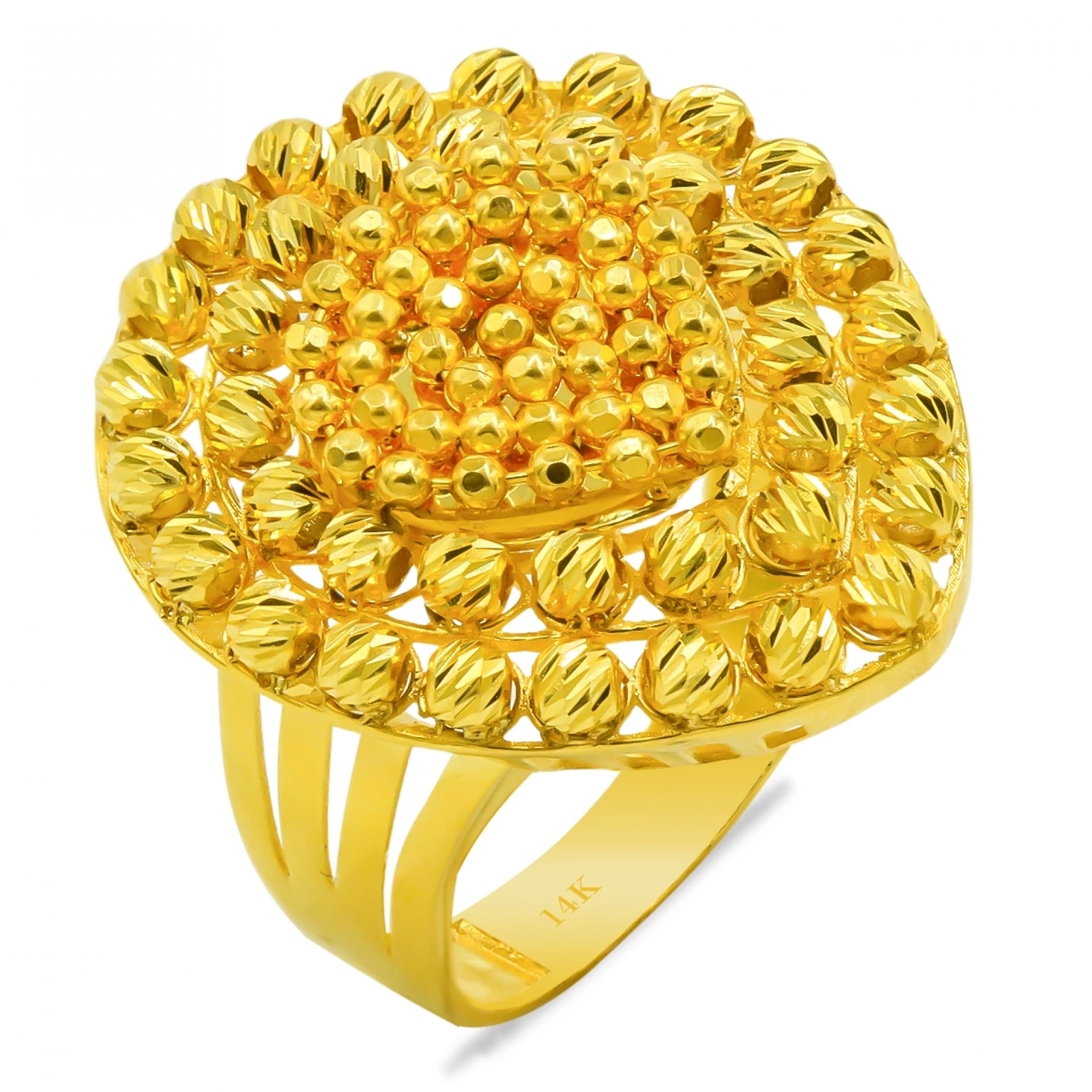 Dorika Toplu 14 Ayar Altın Yüzük