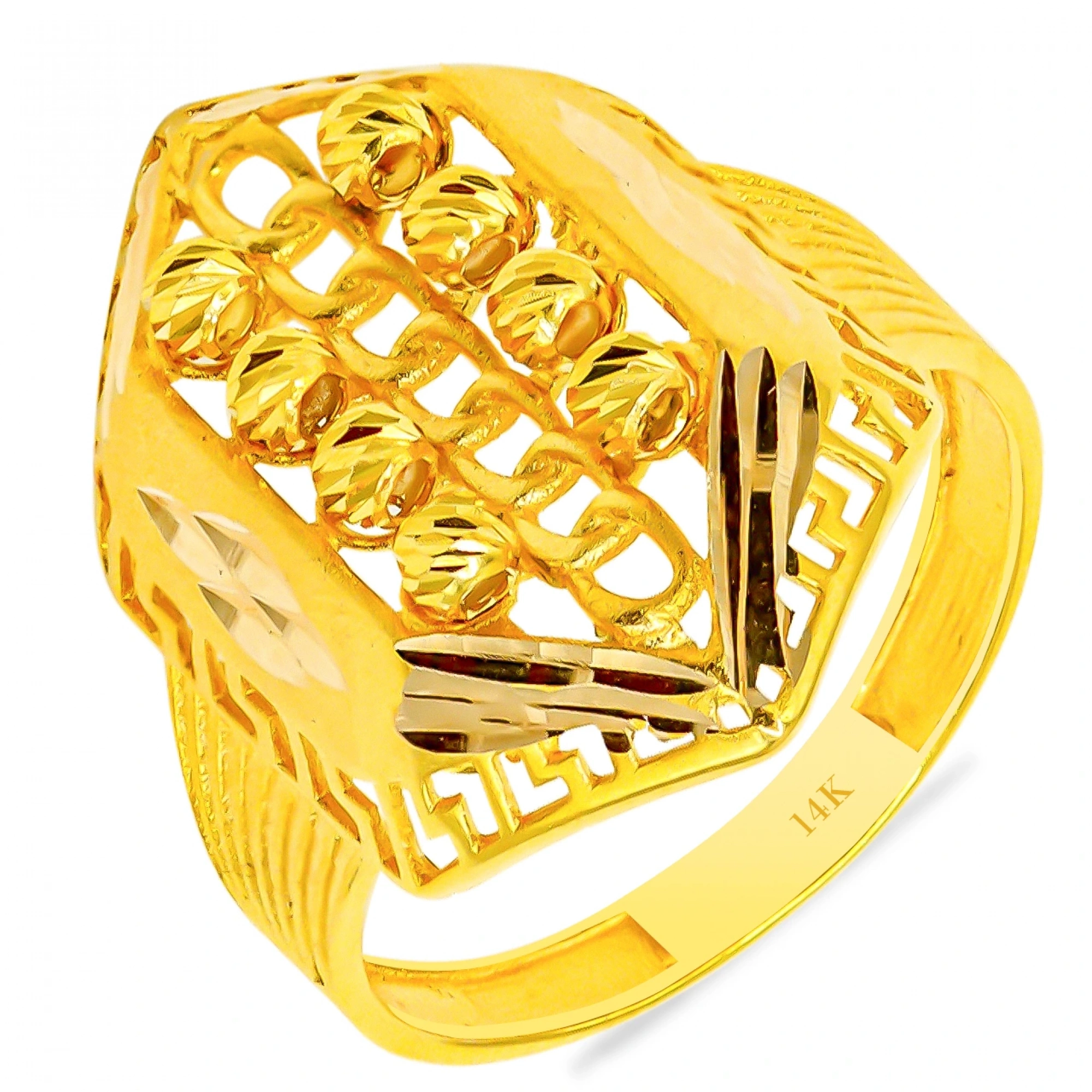 Dorika Toplu 14 Ayar Altın Yüzük