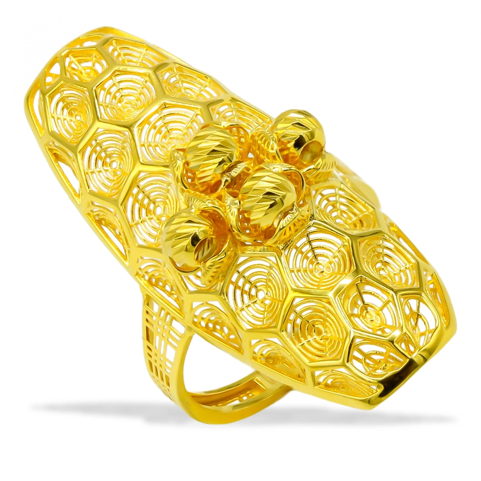 Dorika Toplu 14 Ayar Altın Yüzük