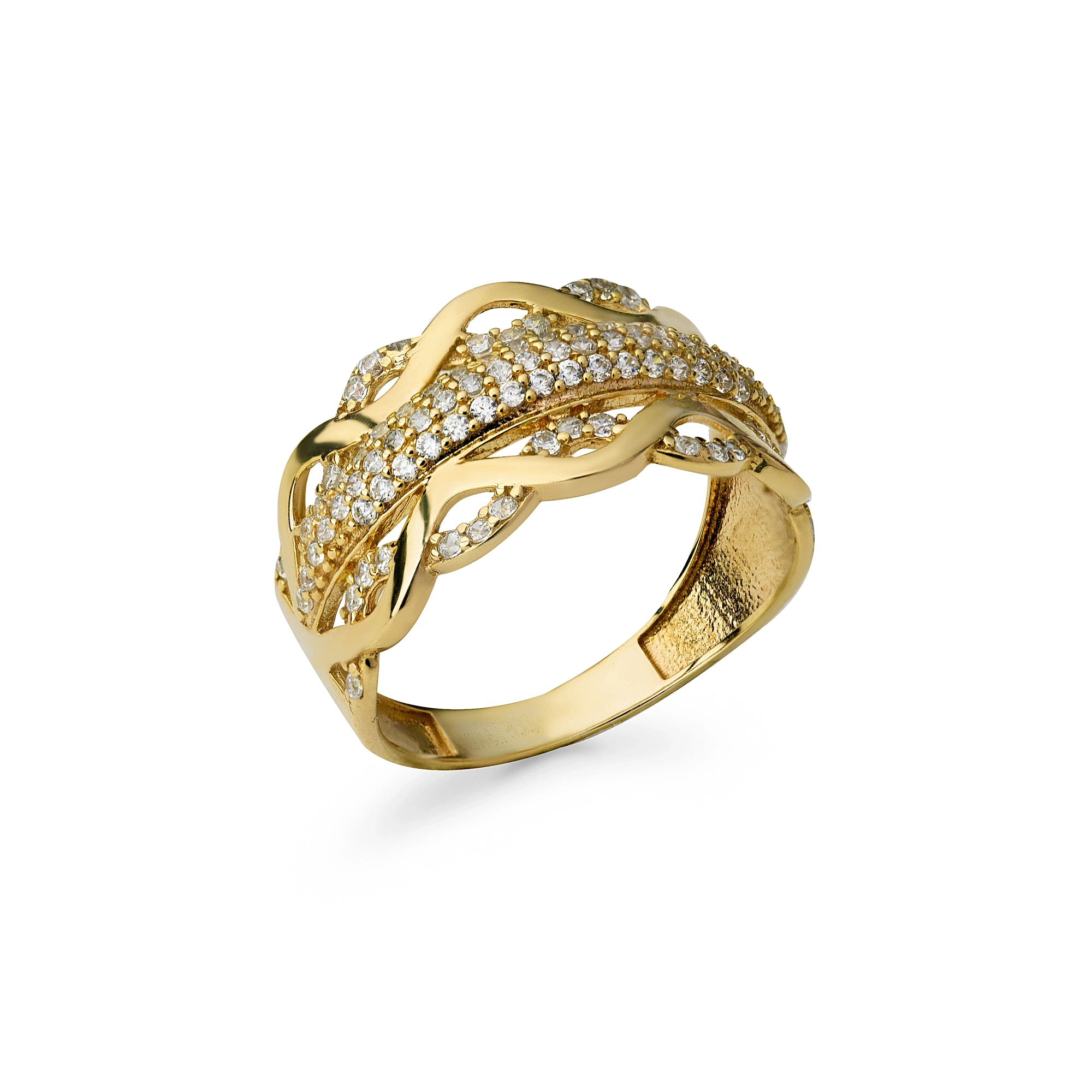 Fantezi Model 8 Ayar Altın Yüzük