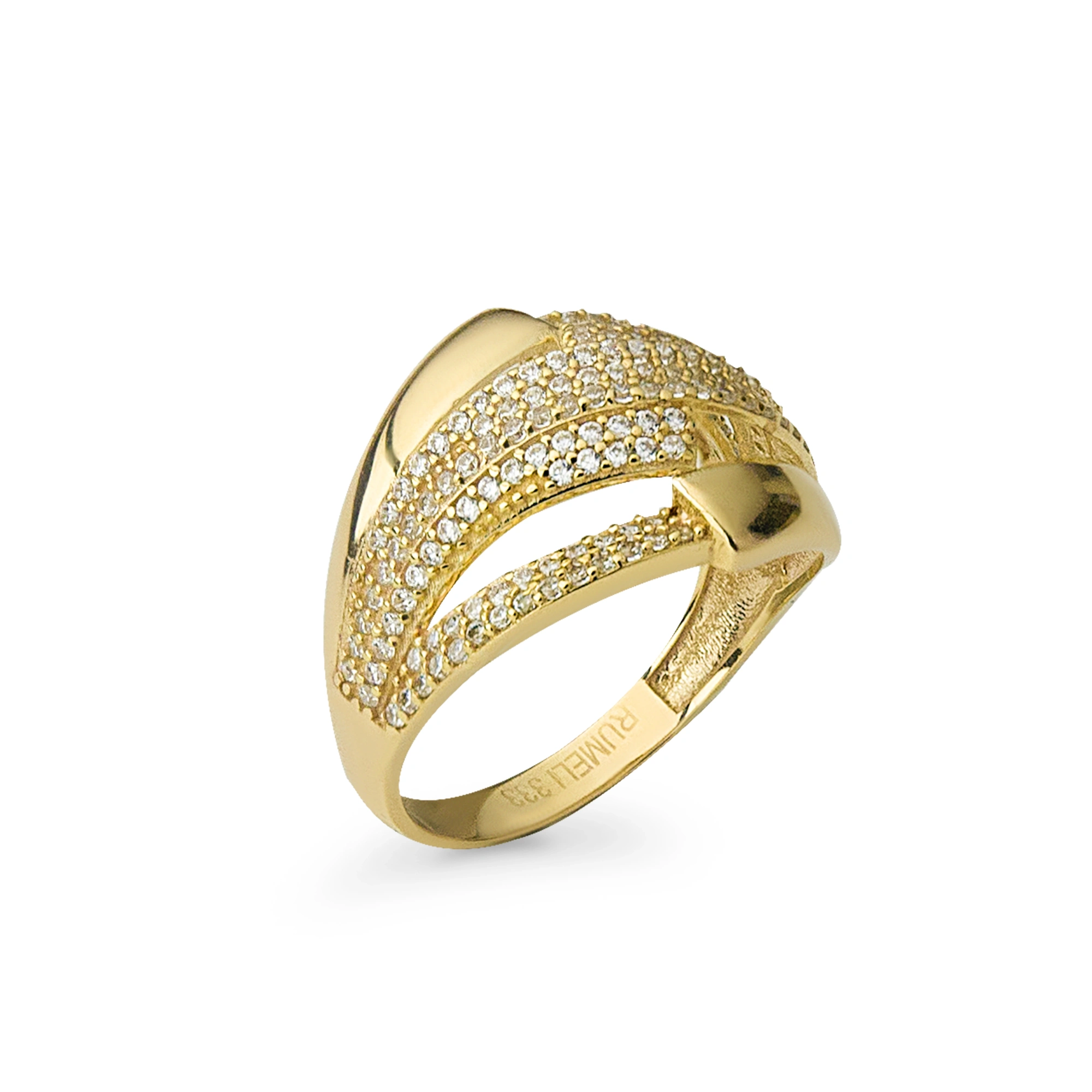 Fantezi Model Taşlı 8 Ayar Altın Yüzük