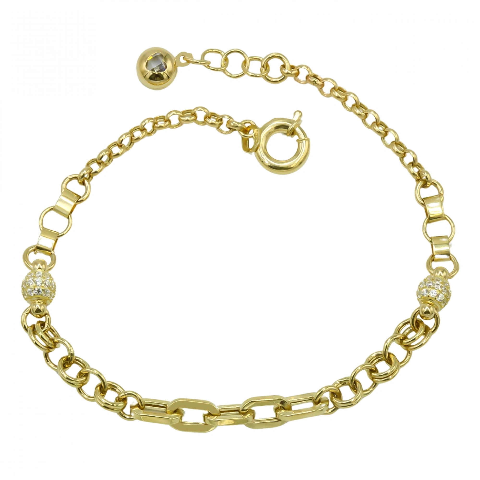 Figaro 14 Ayar Altın Bileklik