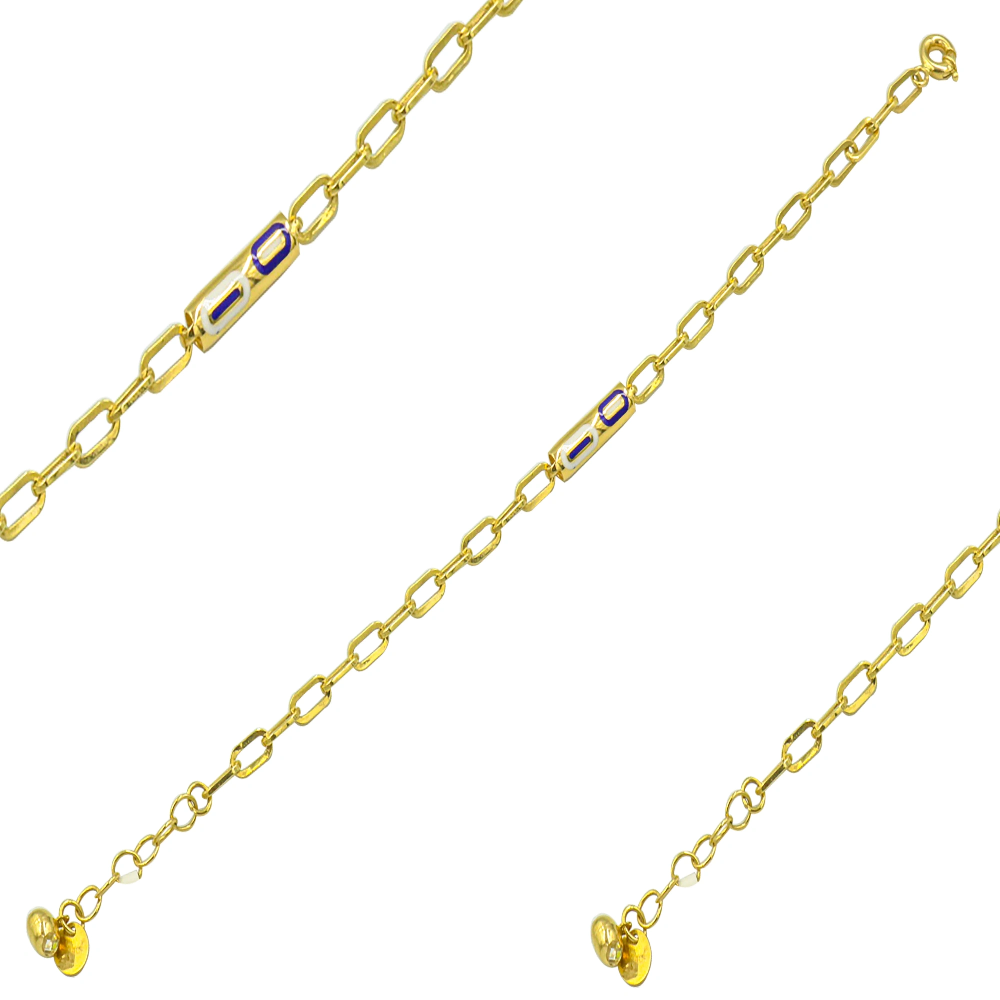 Figürlü Ataç 14 Ayar Altın Bileklik