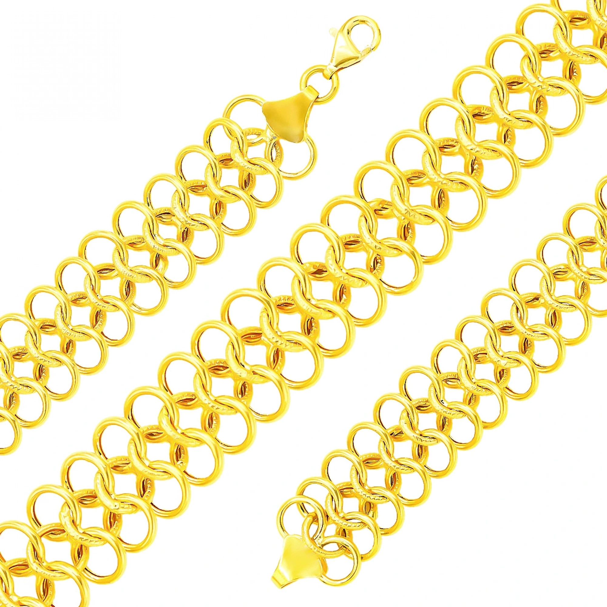 Halka Geçmeli 22 Ayar Altın Bileklik