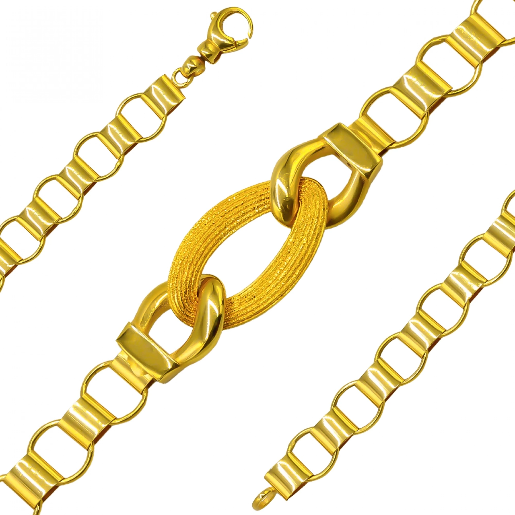 Halkalı Gurmet 22 Ayar Altın Bileklik