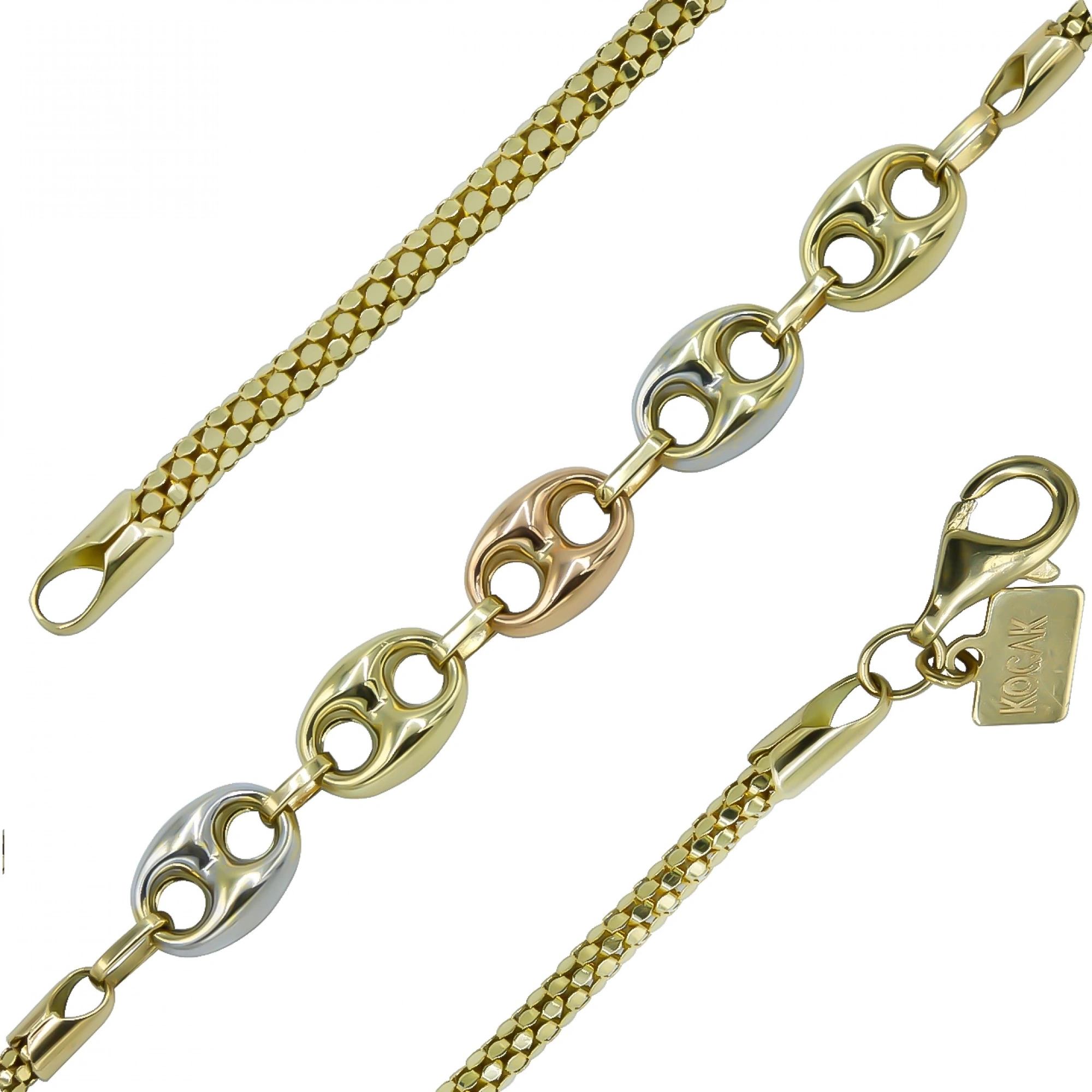 Hallow 14 Ayar Altın Bileklik