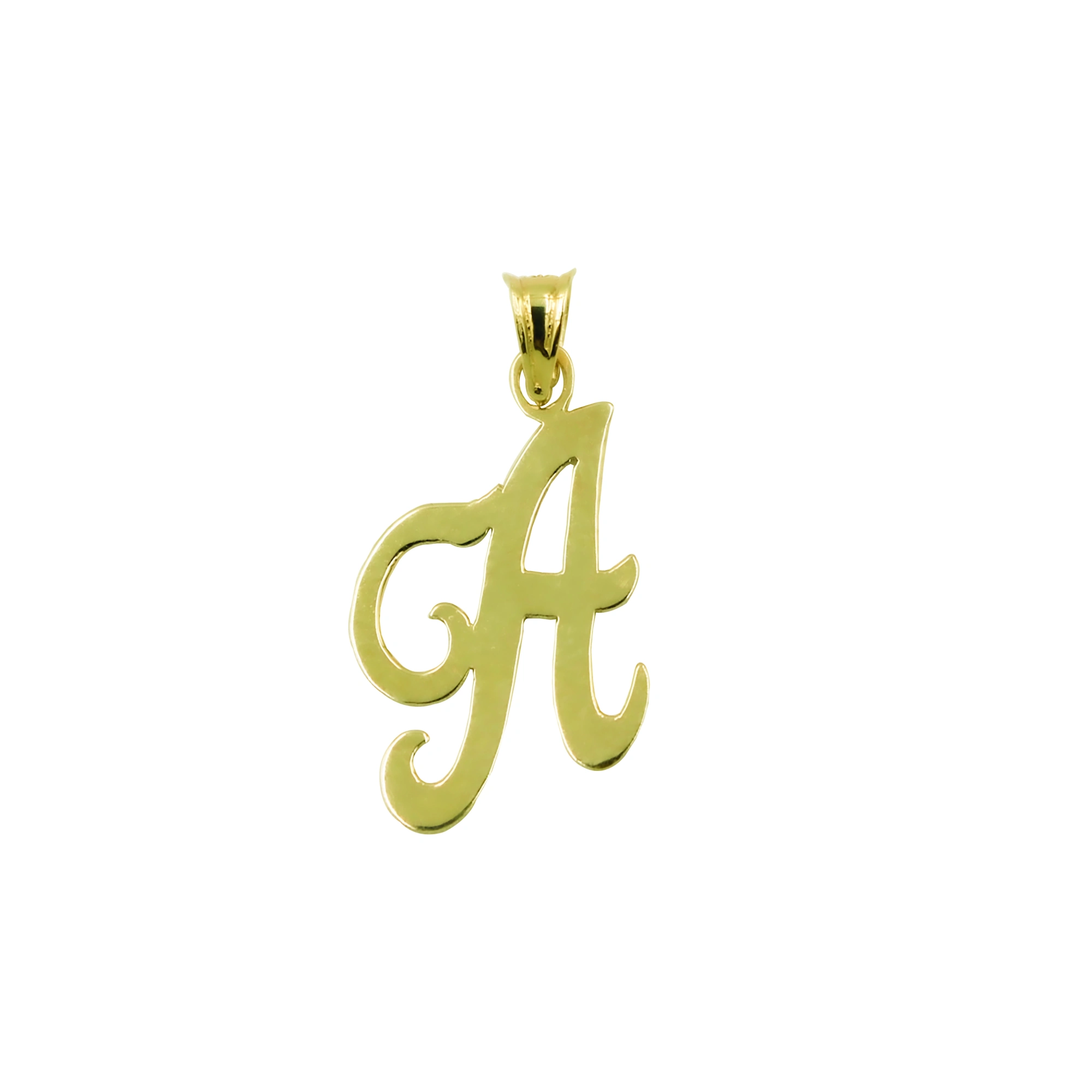 Harfli 14 Ayar Altın Kolye Ucu (Her Harf Mevcut)