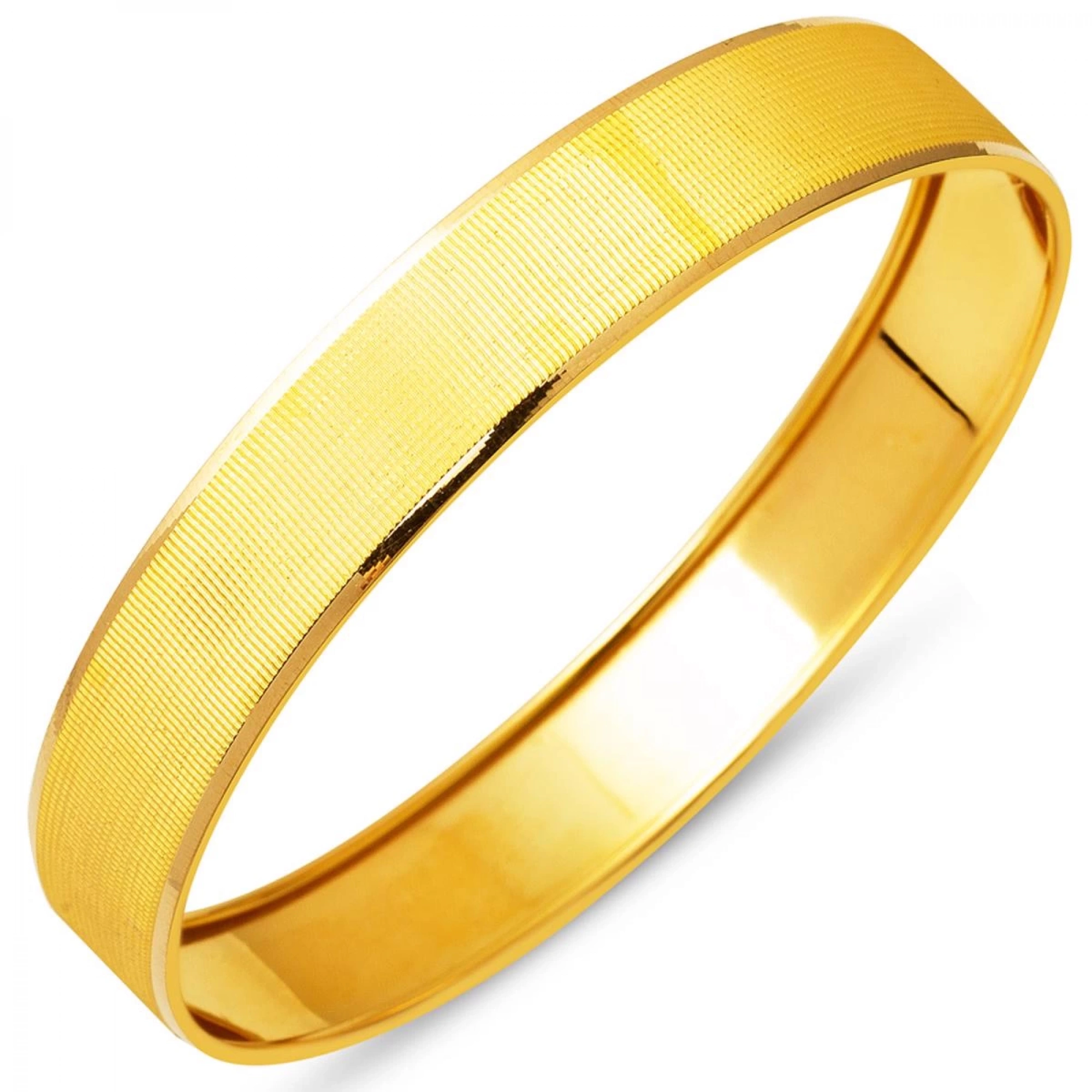 Hasır 22 Ayar Altın Düz Bilezik (13 Gram)