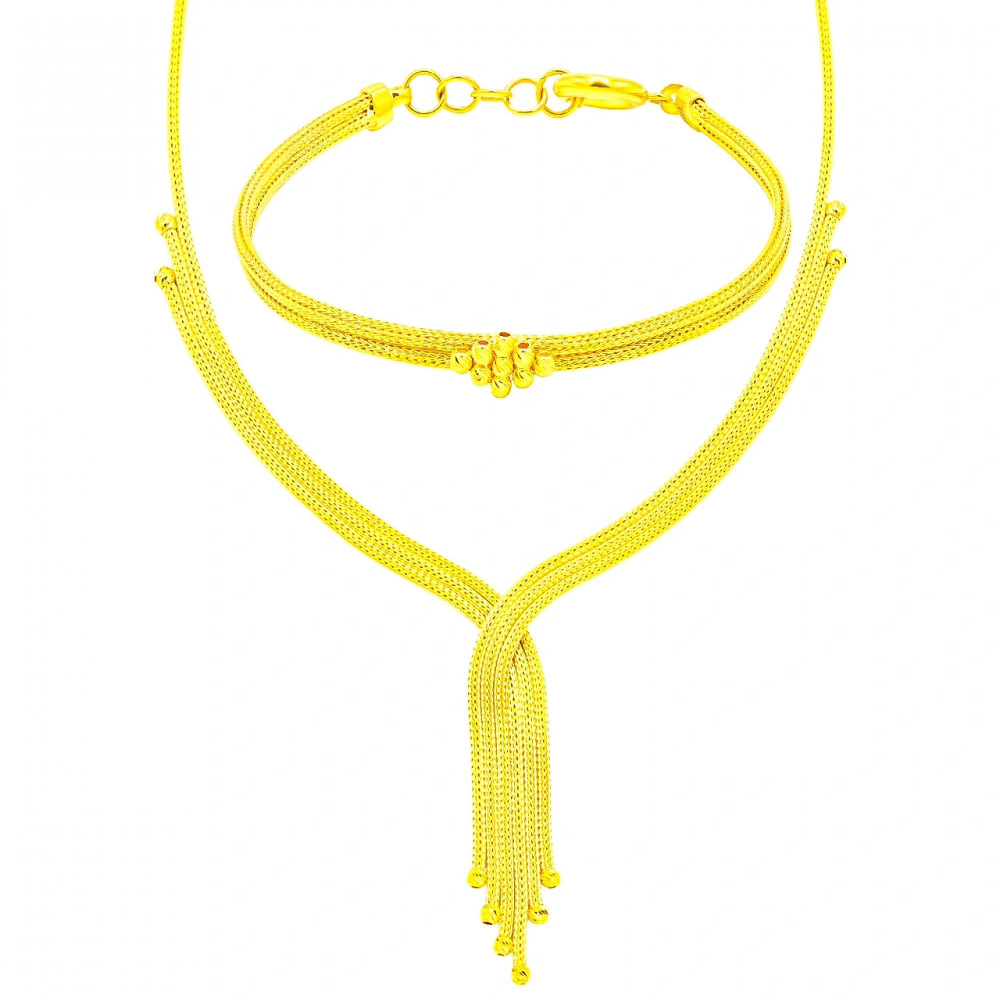 Hasır 8 Ayar Altın Set