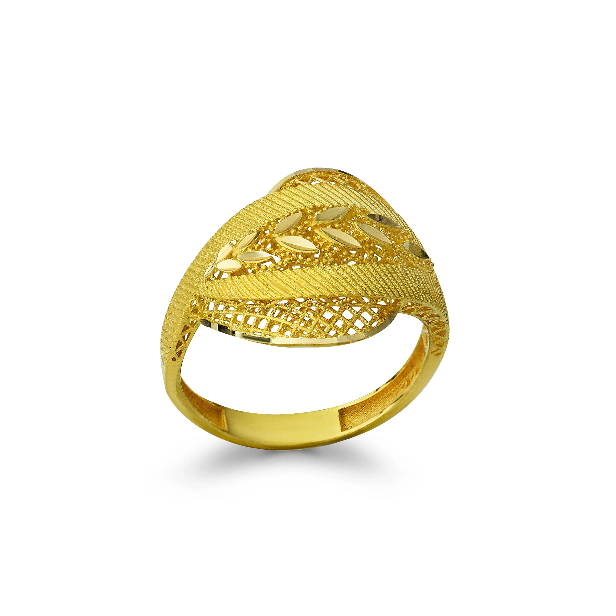 Hasır Model 22 Ayar Altın Yüzük