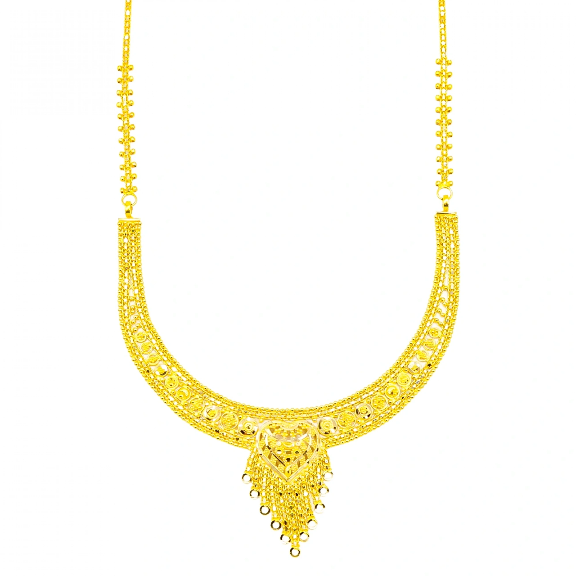 Hint işi 14 Ayar Altın Gerdanlık