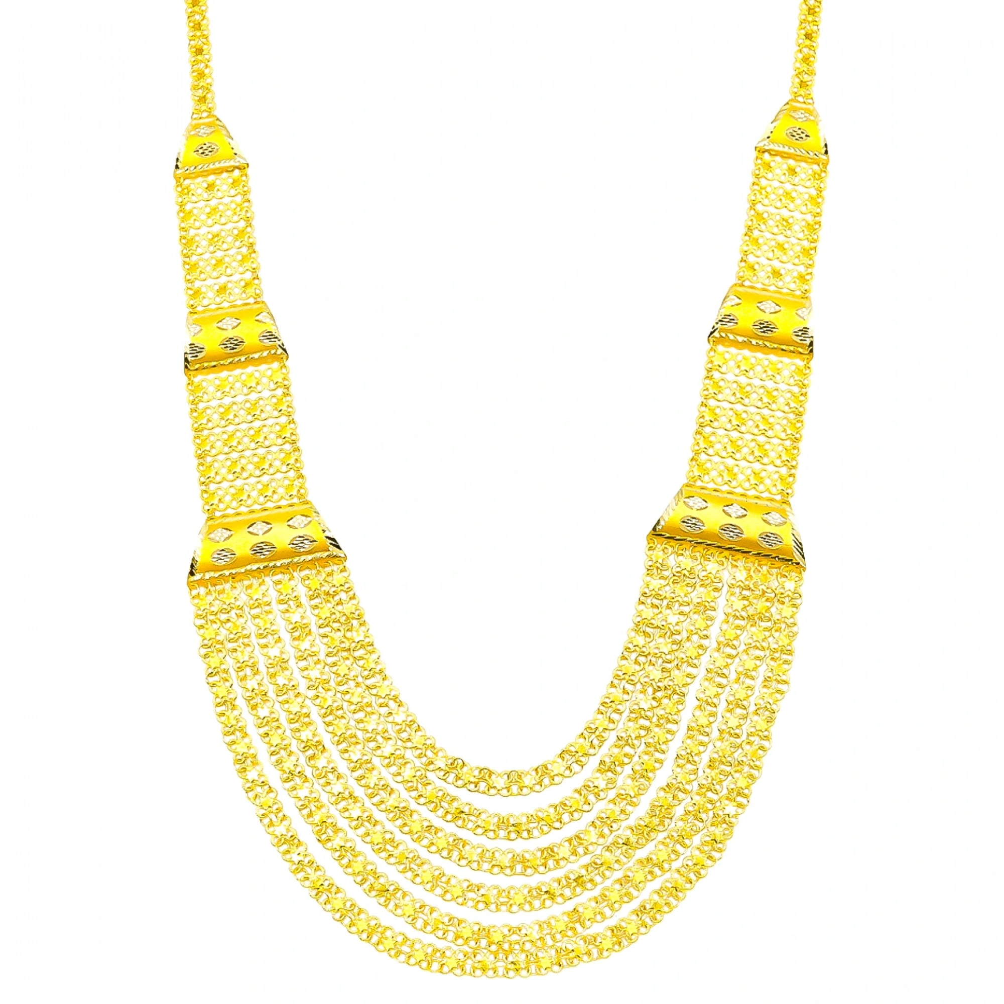 6 Sıra Urfa Akıtma 14 Ayar Altın Gerdanlık