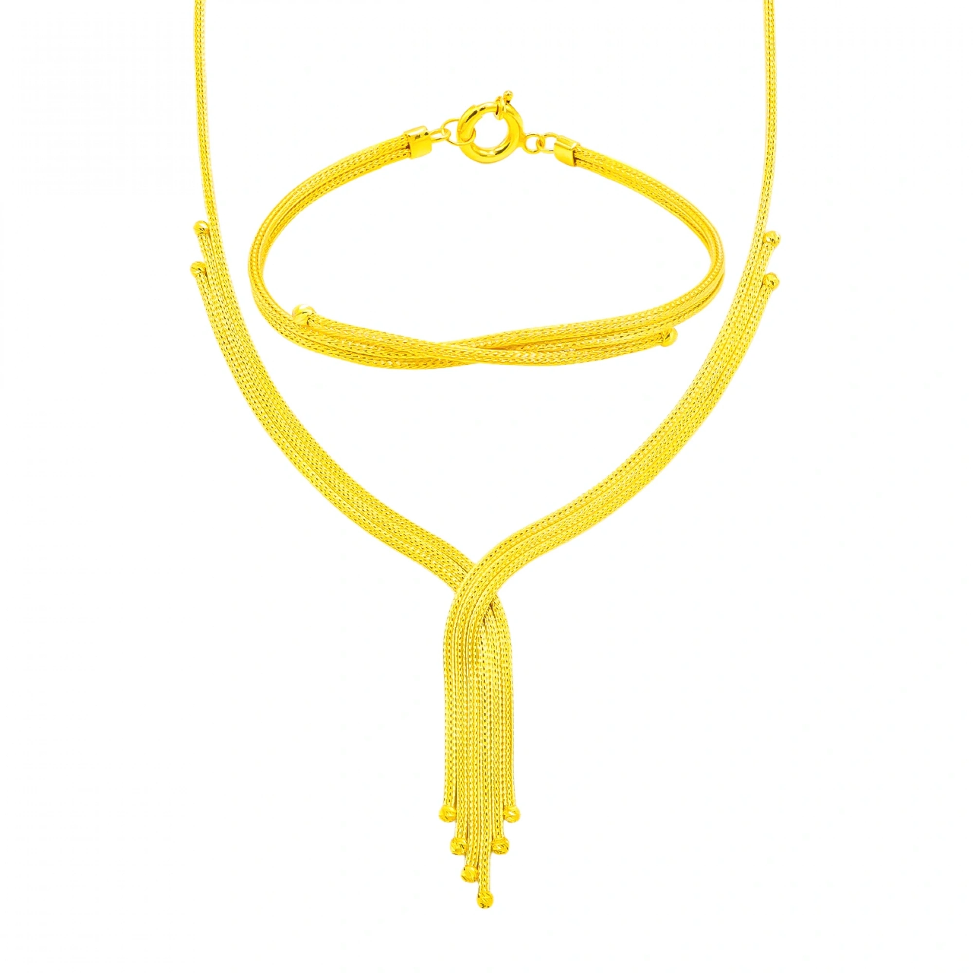 Hasır 8 Ayar Altın Set