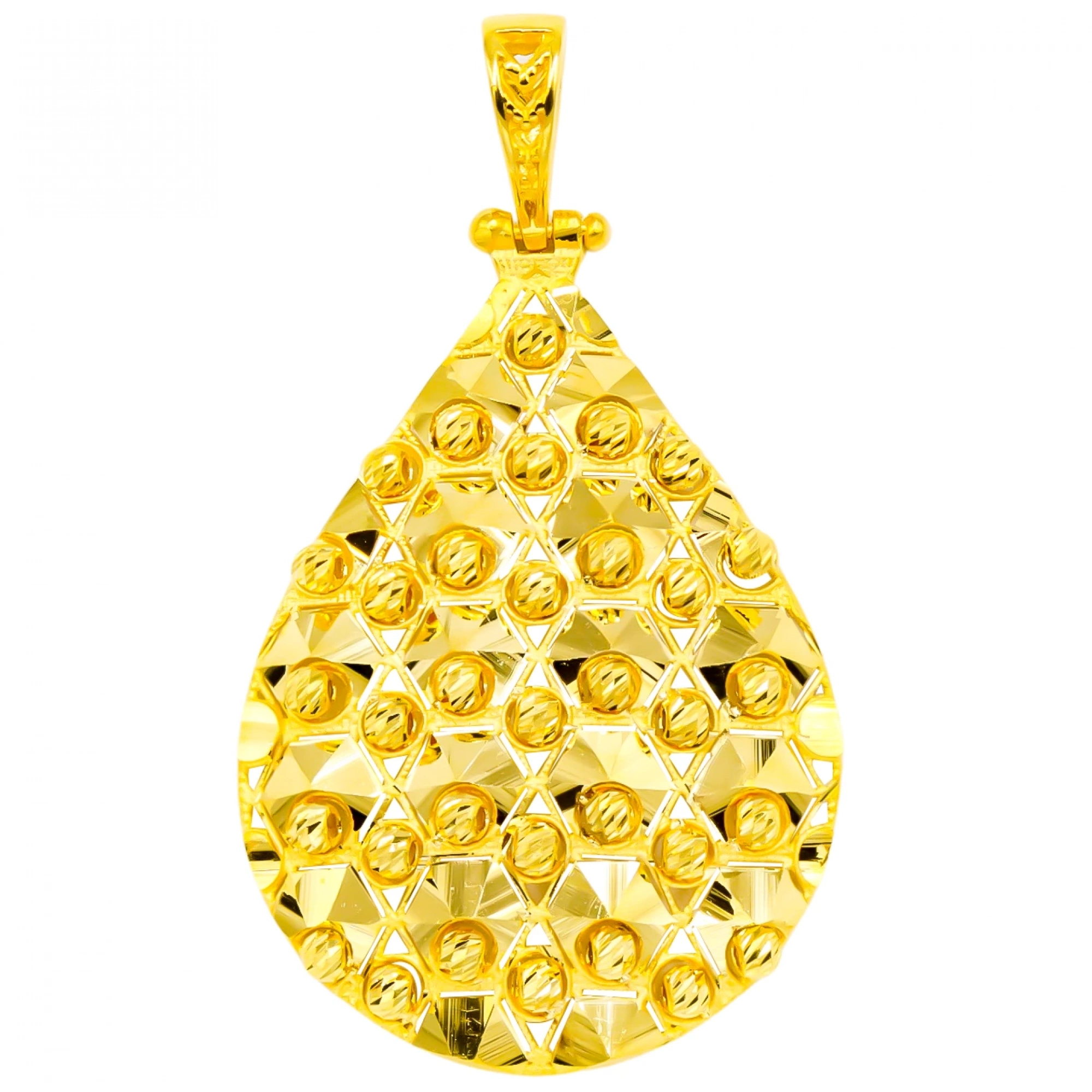 Işıltılı Dorika 22 Ayar Altın Kolye Ucu