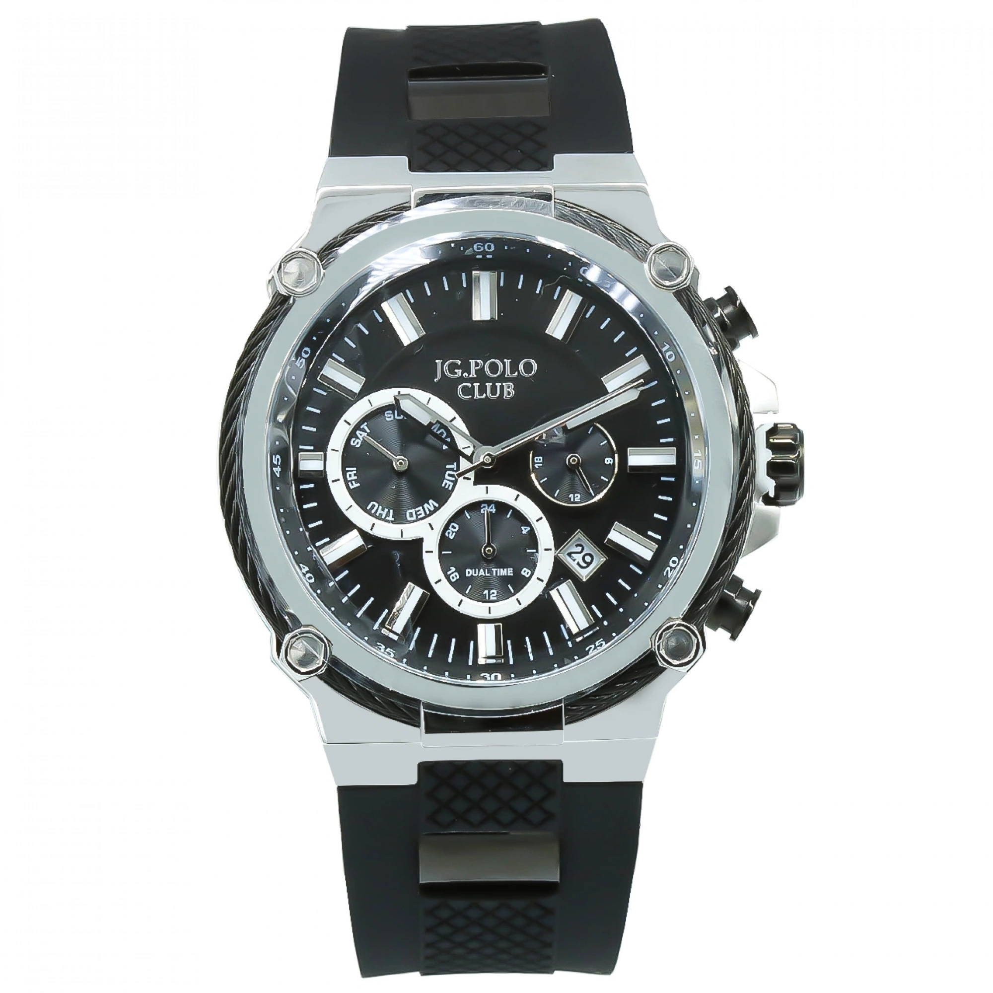 JG Polo Club Black And Metal Model