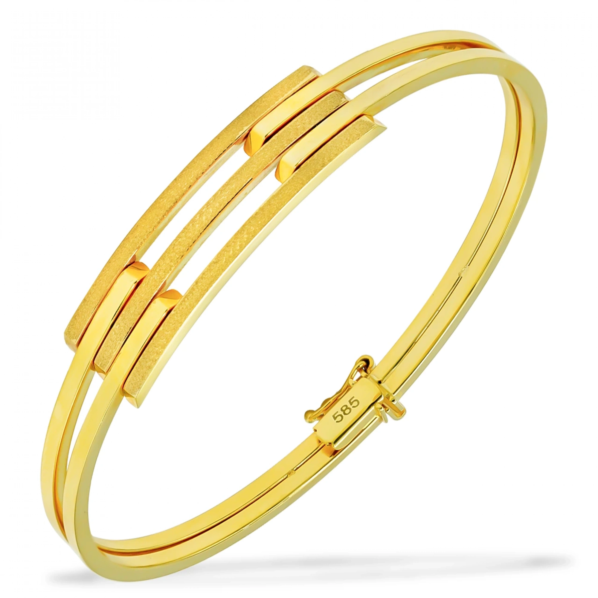 Kaburga 14 Ayar Kelepçe Bilezik