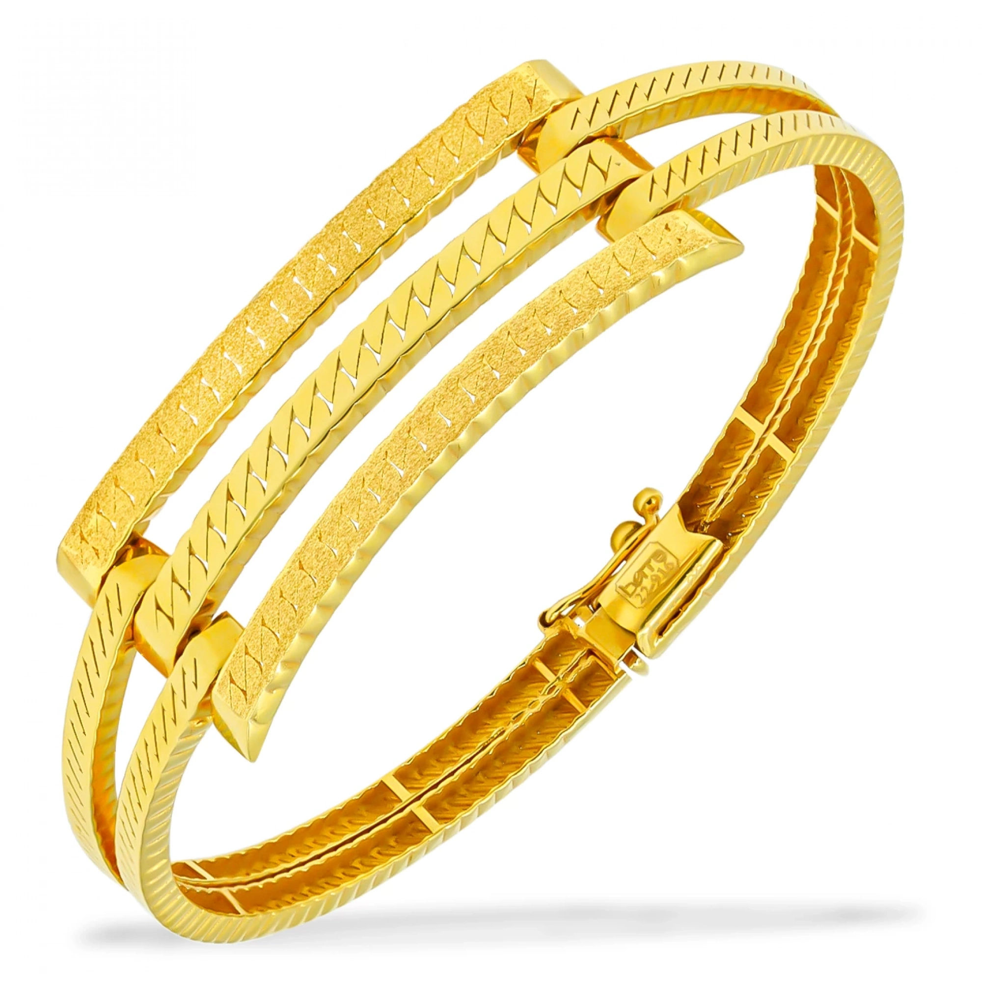 Kaburga 22 Ayar Kelepçe Bilezik