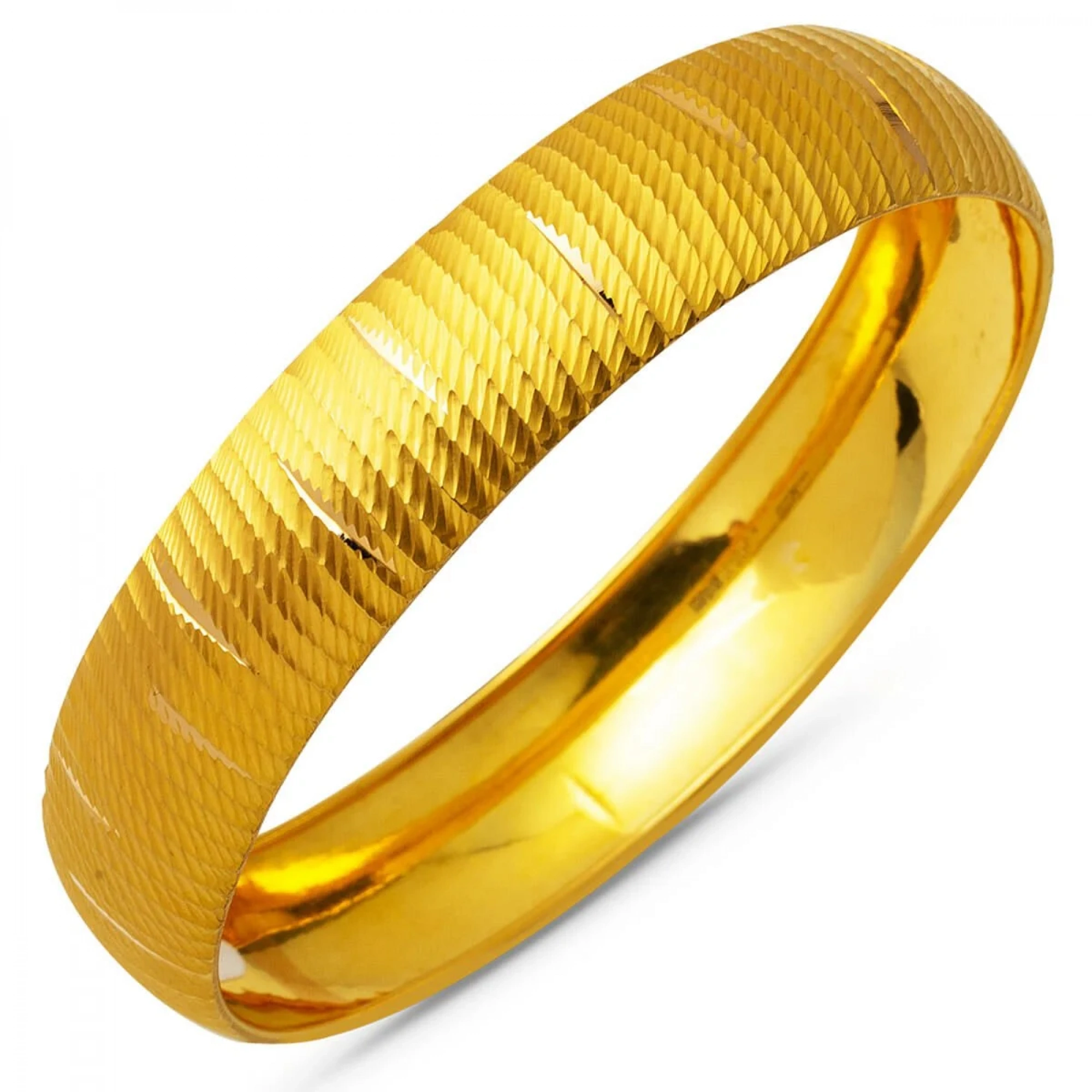 Kalem Desenli 22 Ayar Altın Bilezik (20 Gram)