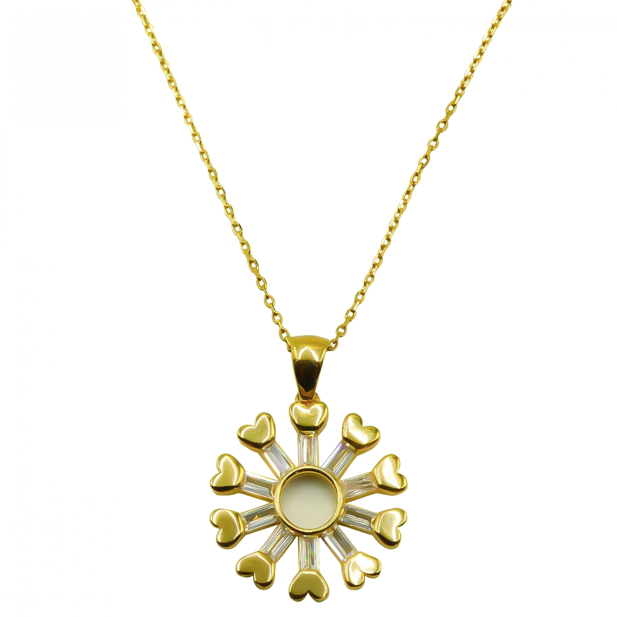 Kalp Figürlü 8 Ayar Altın Kolye