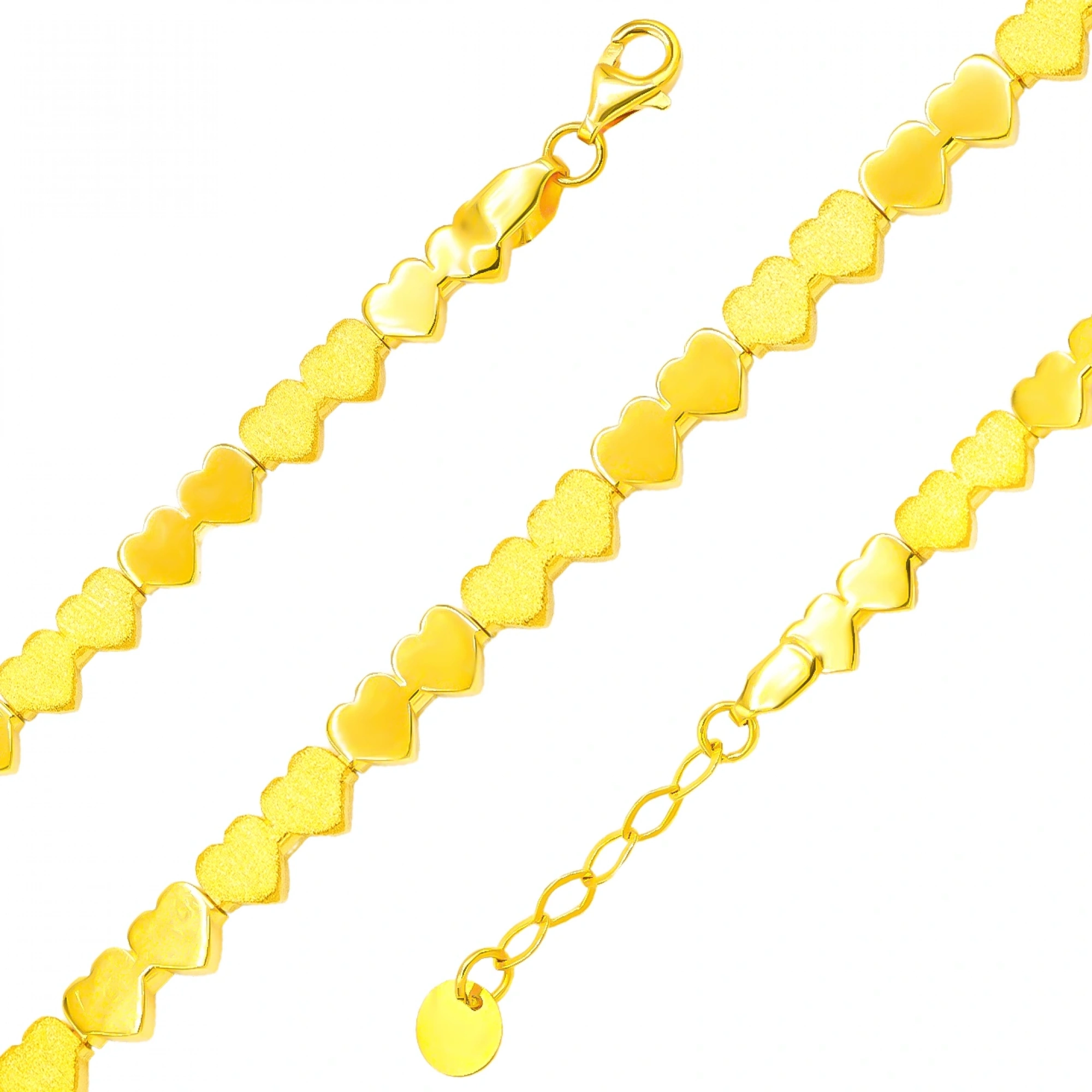 Kalpli 14 Ayar Altın Bileklik