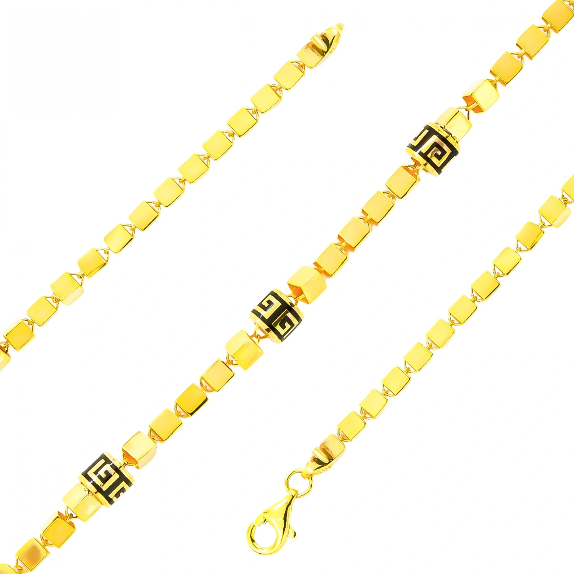 Kare Kesim İtalyan 14 Ayar Altın Bileklik