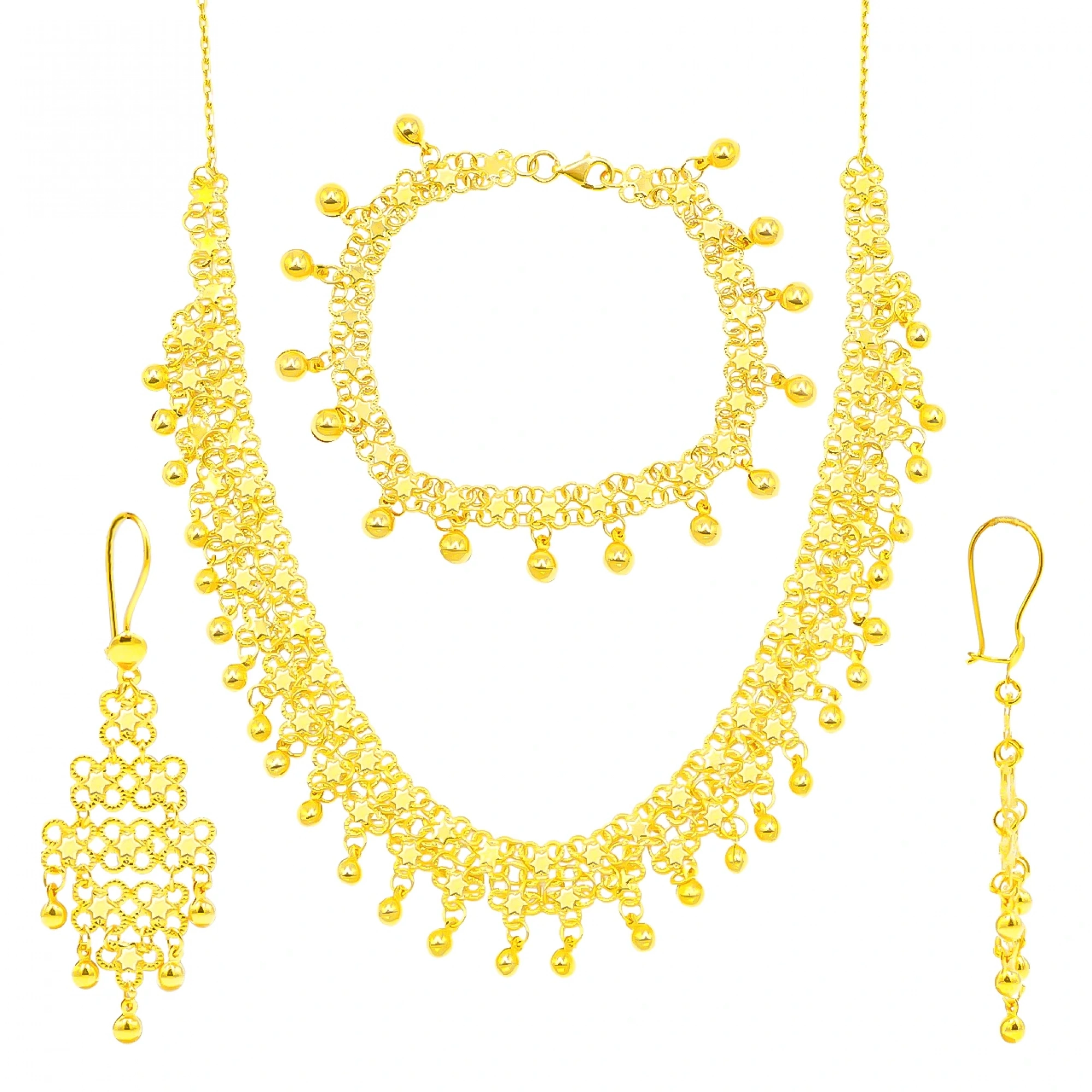 Kişniş Model 14 Ayar Altın Set