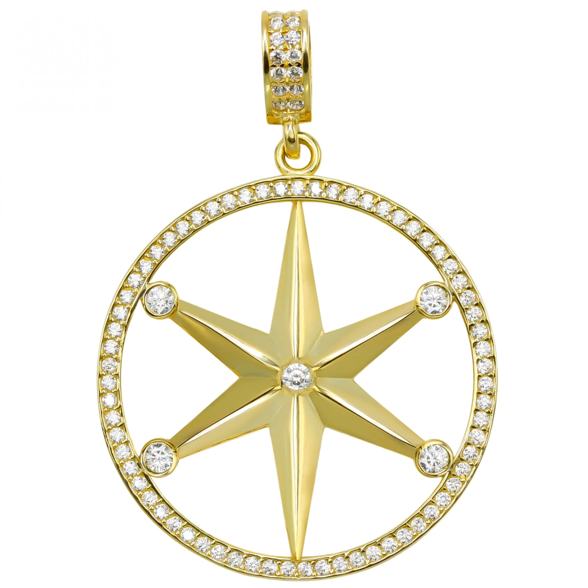 Kutup Yıldızı 8 Ayar Kolye Ucu