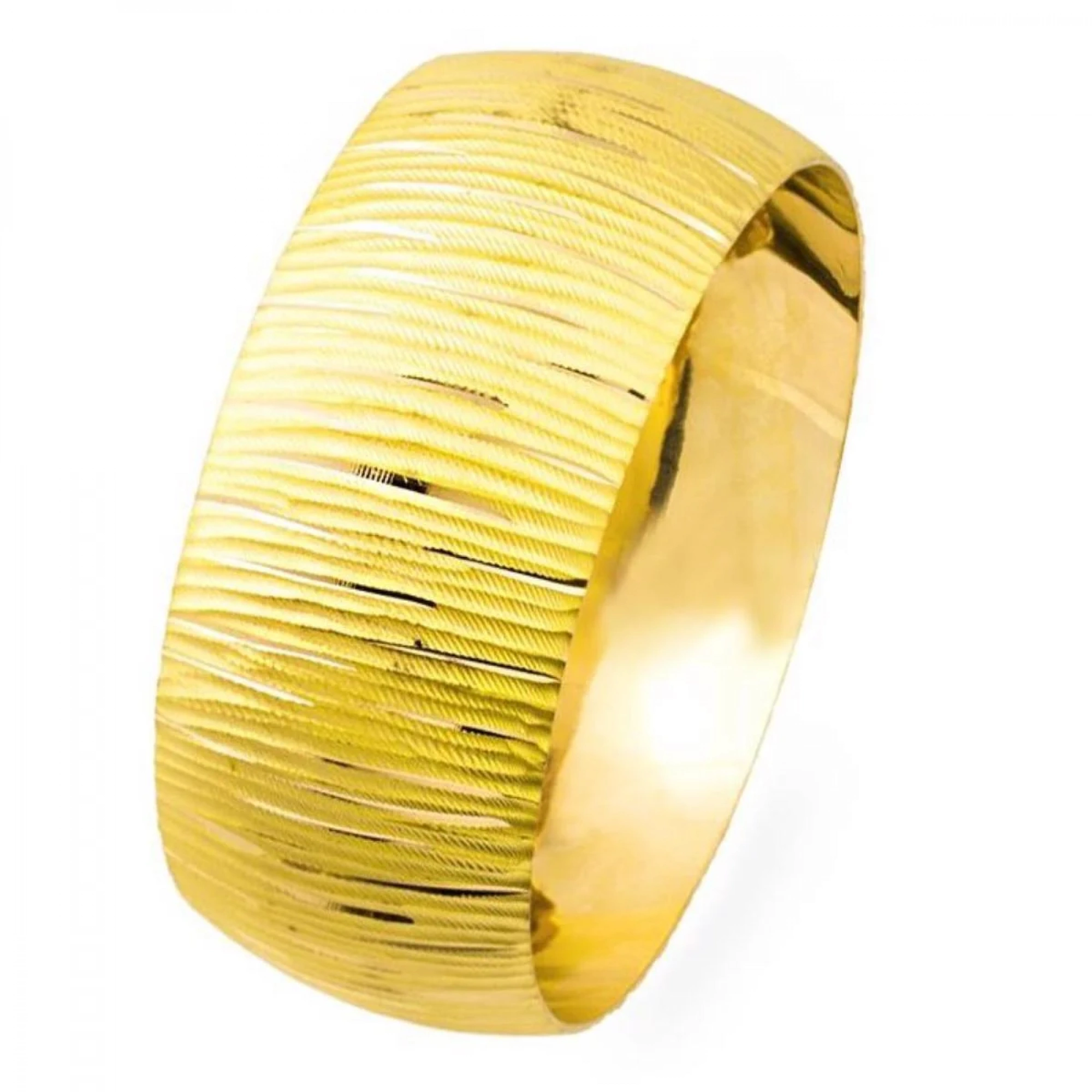 Ağaç Kabuğu 22 Ayar Mega Altın Bilezik (30 Gram)