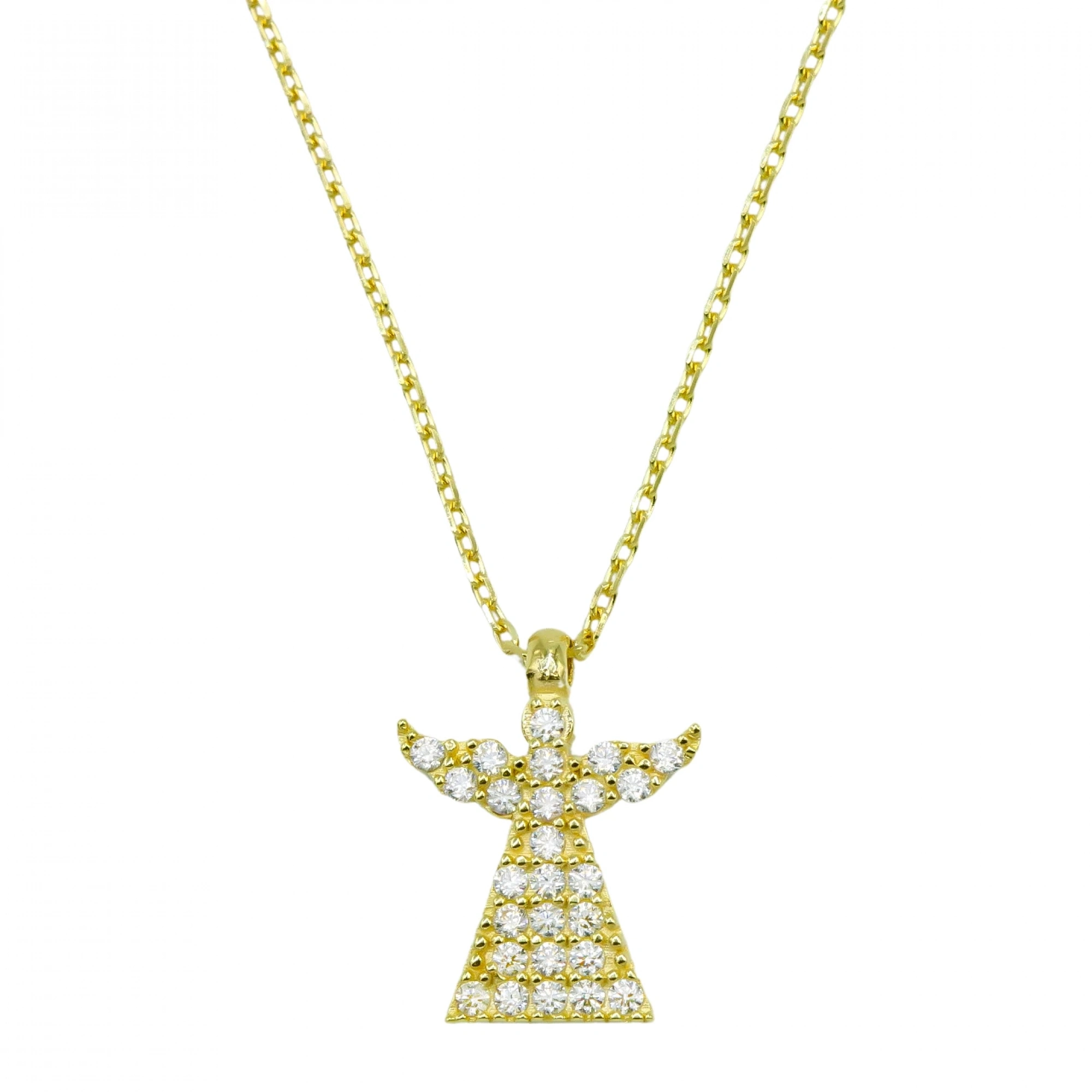 Melek 8 Ayar Altın Kolye