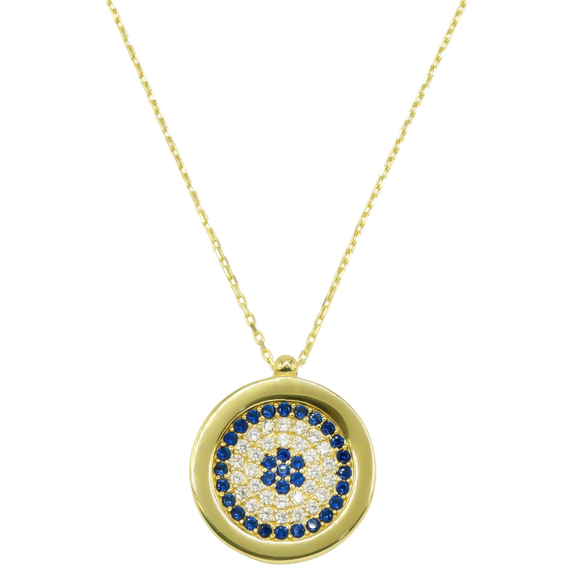 Nazar Boncuğu 14 Ayar Altın Kolye