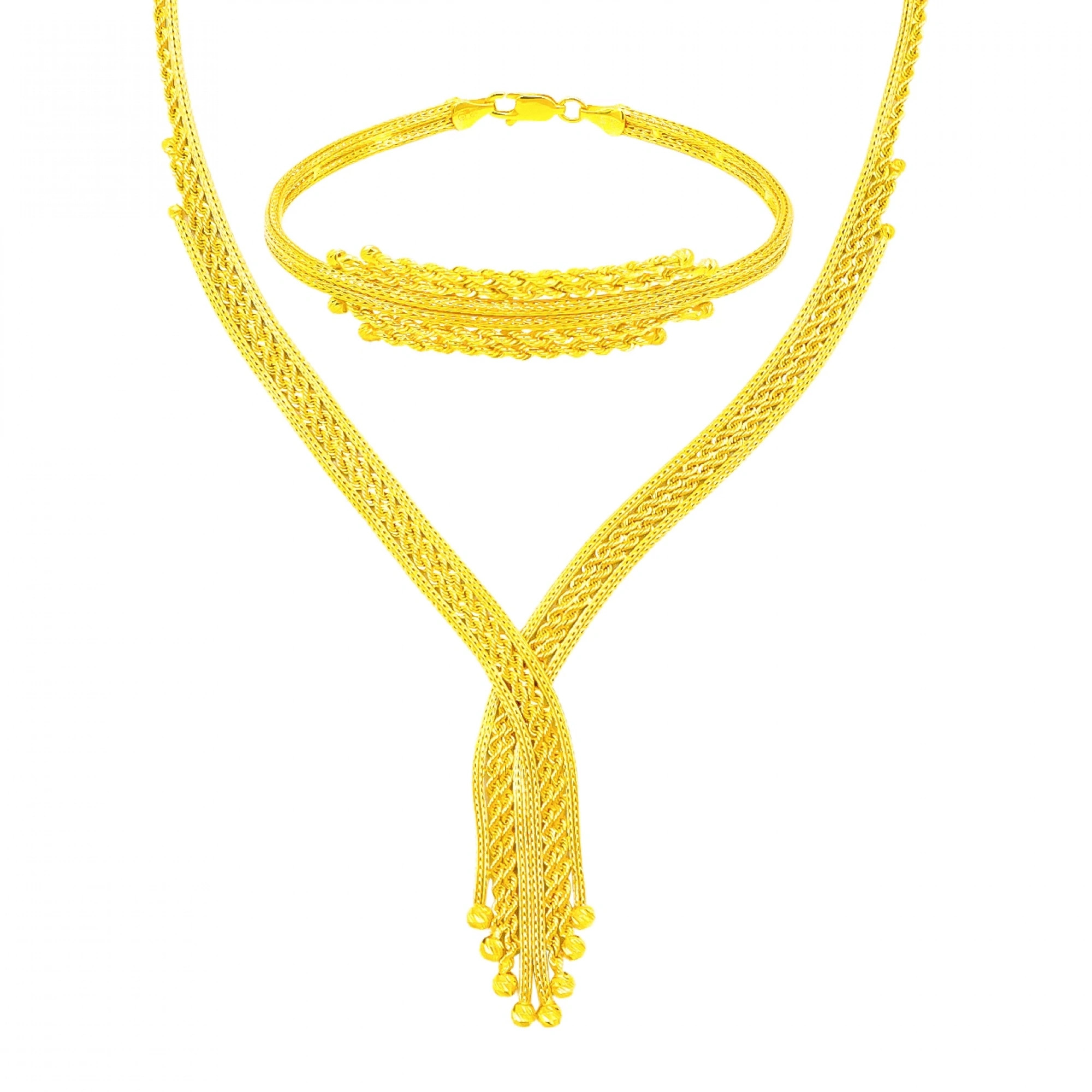 Örgü Dorika Model 8 Ayar Altın Set