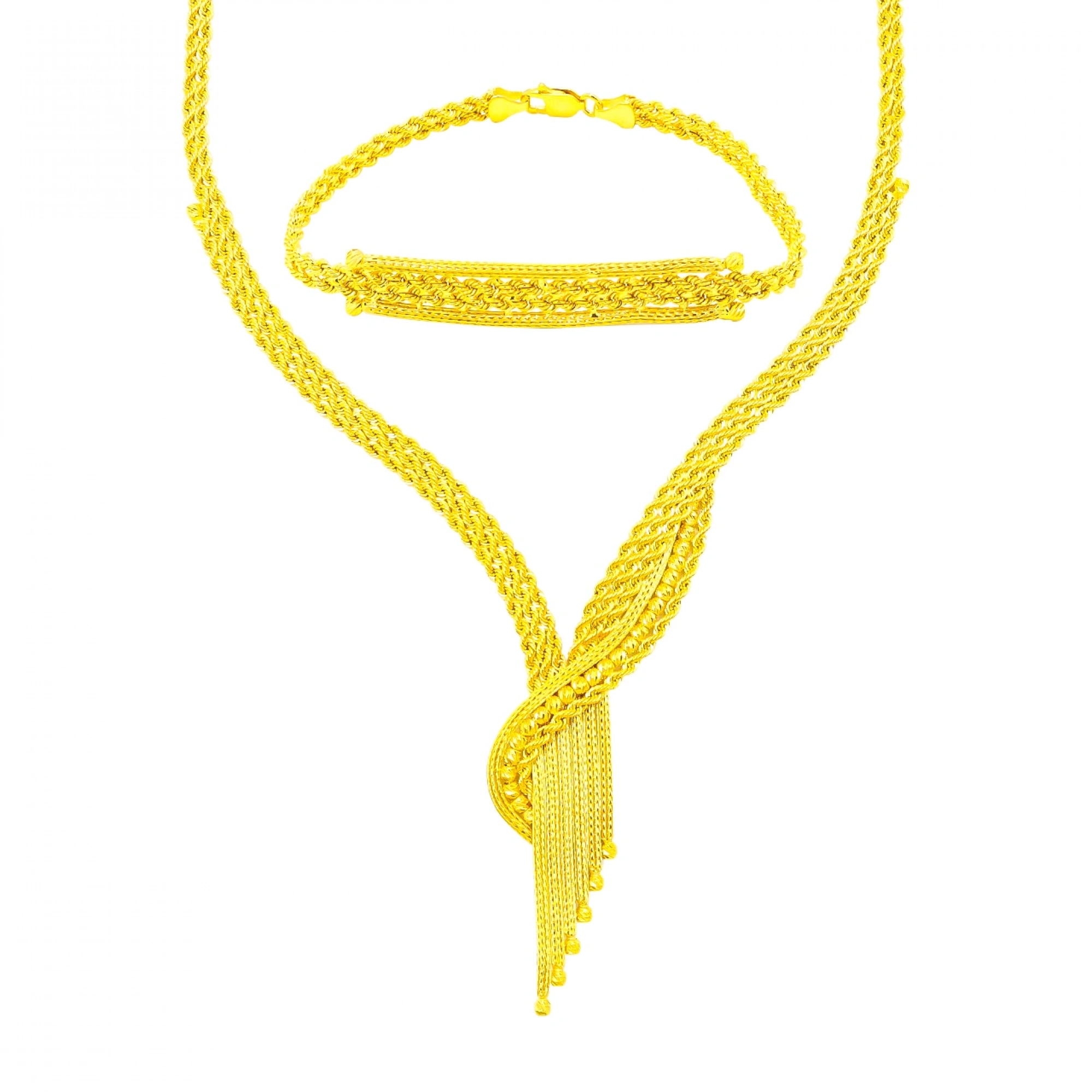 Örgü Hasır Model 8 Ayar Altın Set