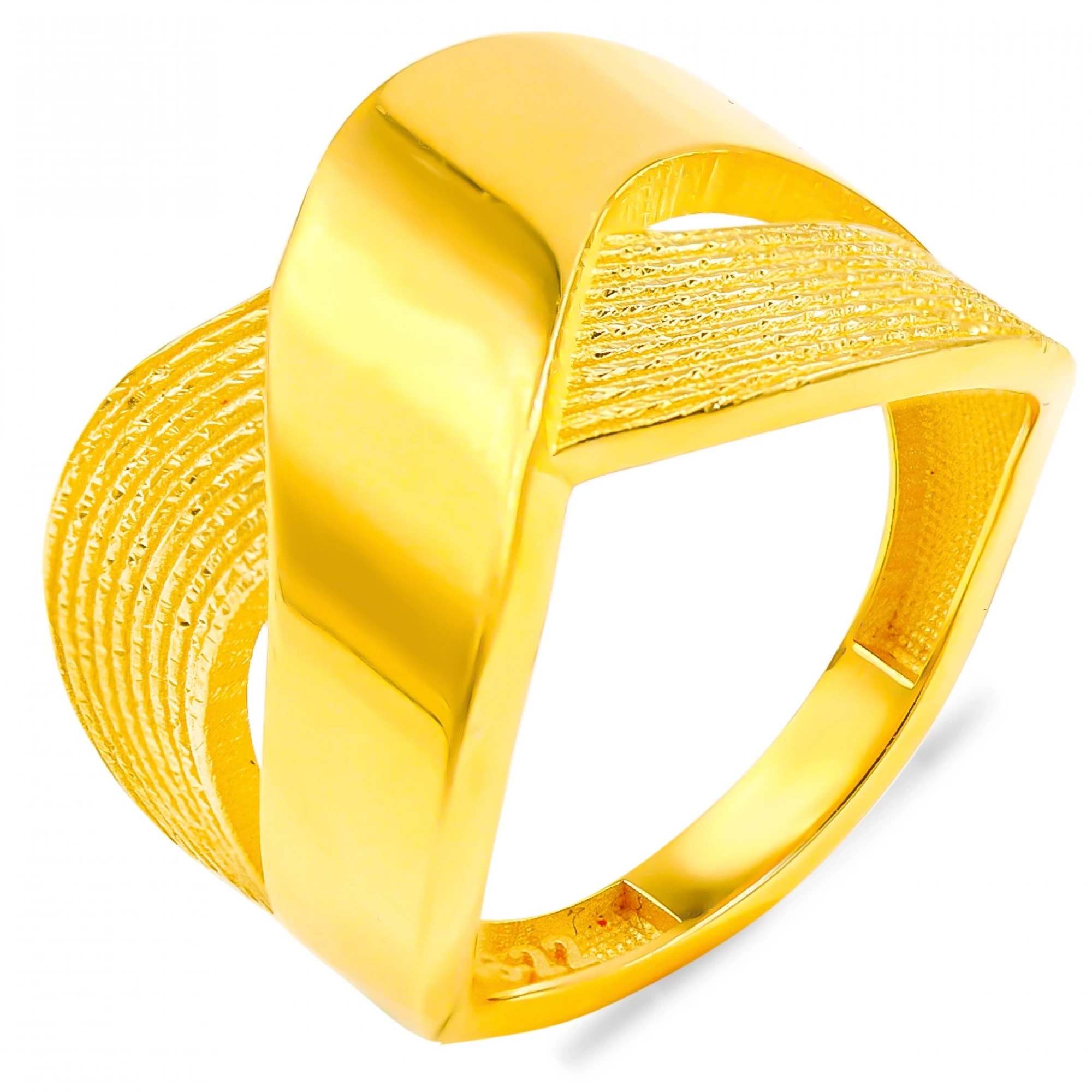 Özel Tasarım Sarmal 22 Ayar Altın Yüzük