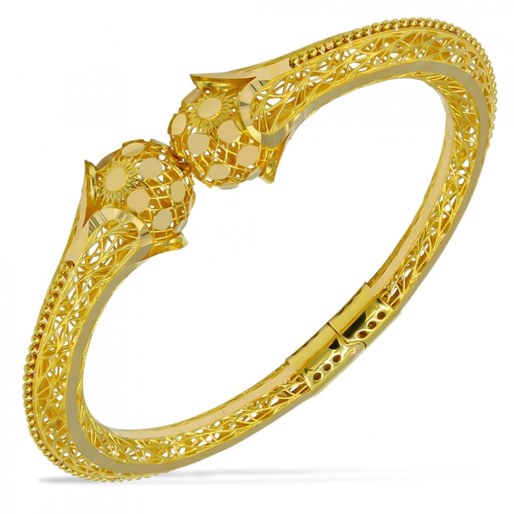 Özel Tasarım 22 Ayar Kelepçe Bilezik