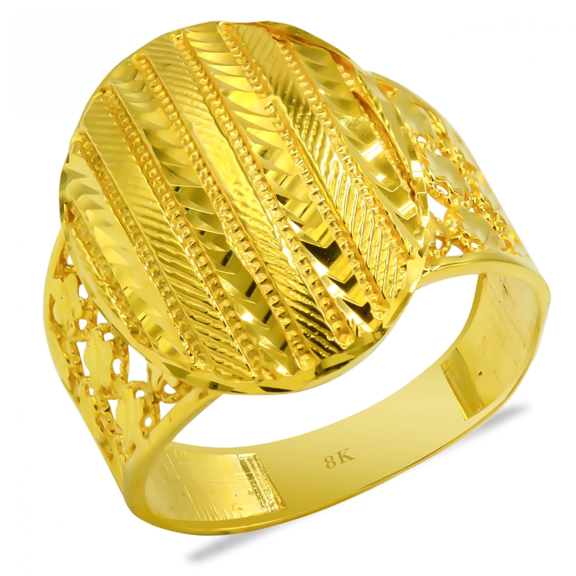 Özel Tasarım 8 Ayar Altın Yüzük