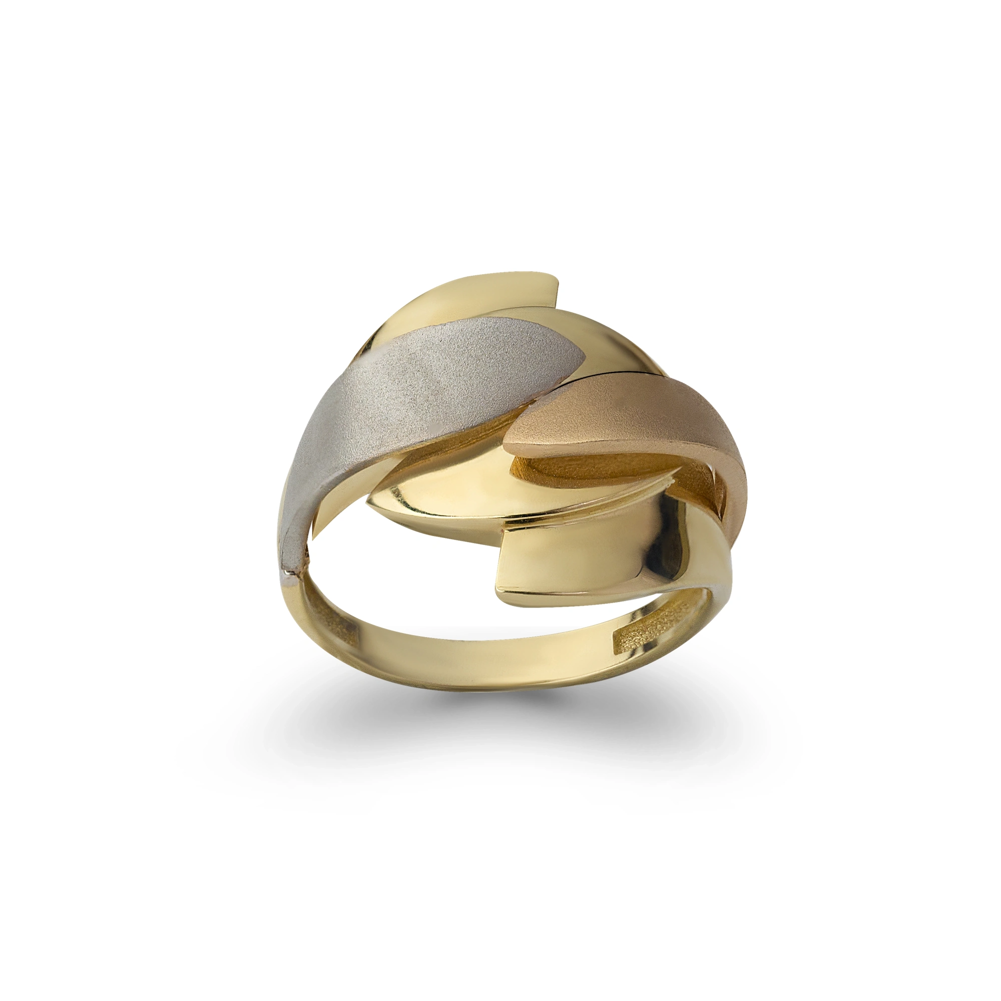 Perçem Kesim 14 Ayar Altın Yüzük