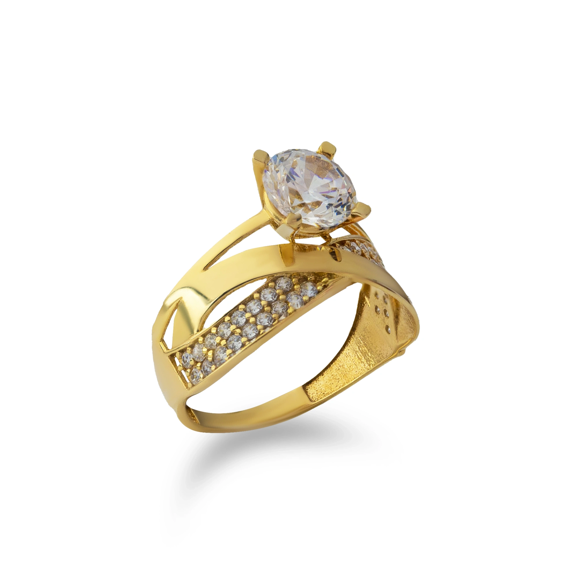 Tektaş Sonsuzluk Kesim 8 Ayar Altın Yüzük