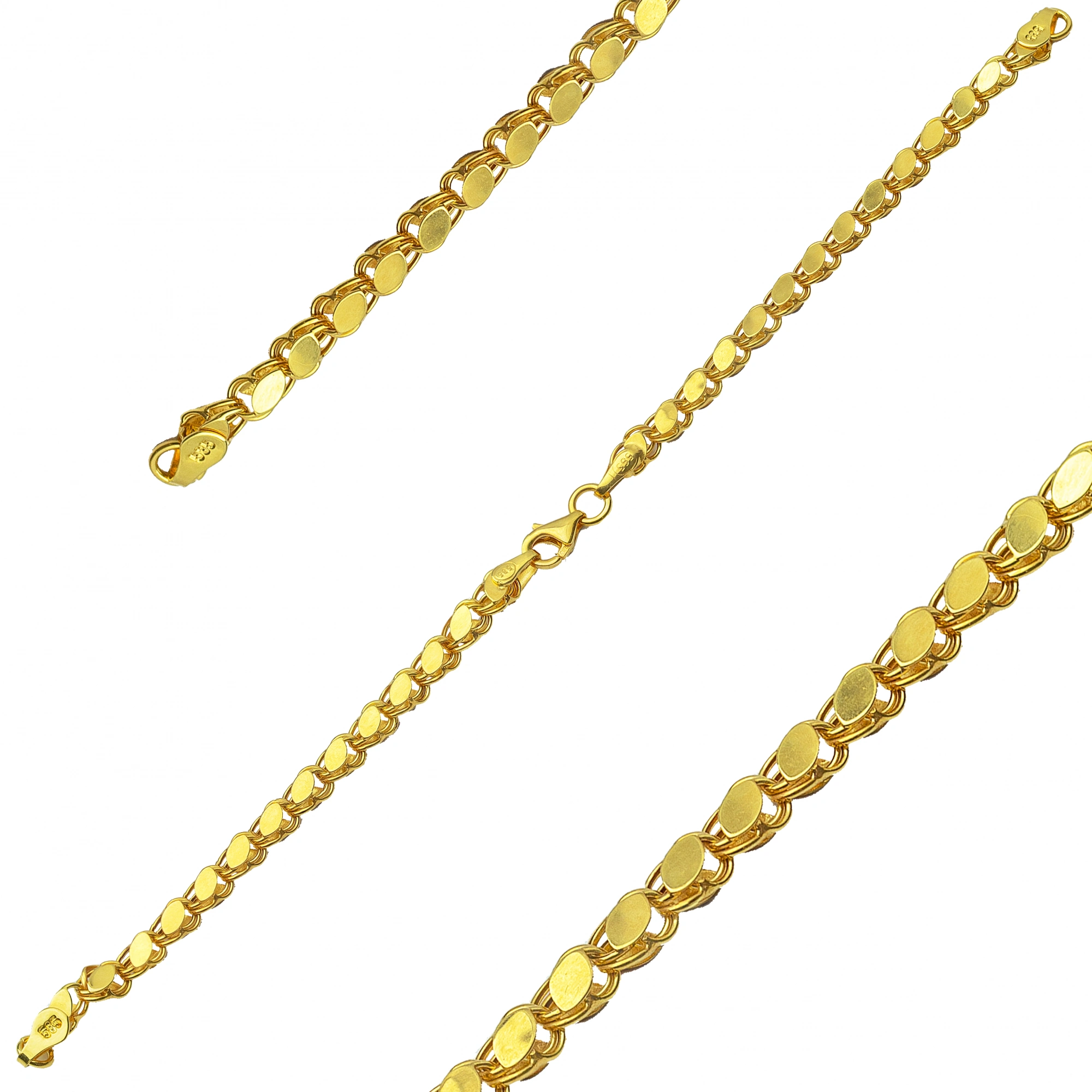 Pullu 14 Ayar Altın Bileklik