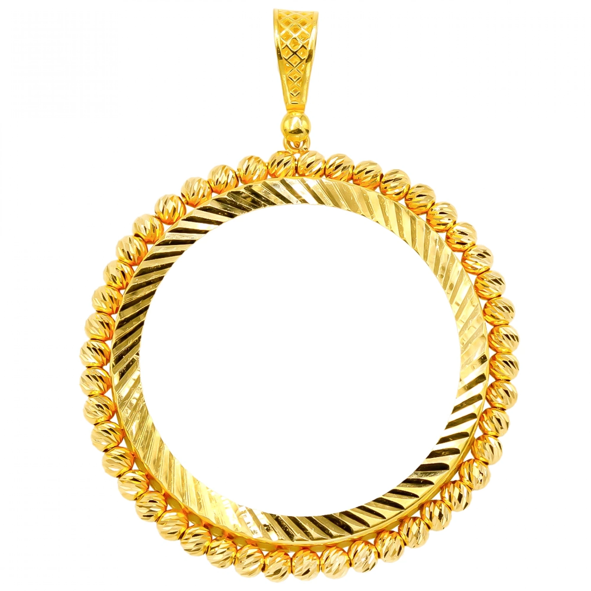 Dorika 22 Ayar Tam Altın Çerçeve