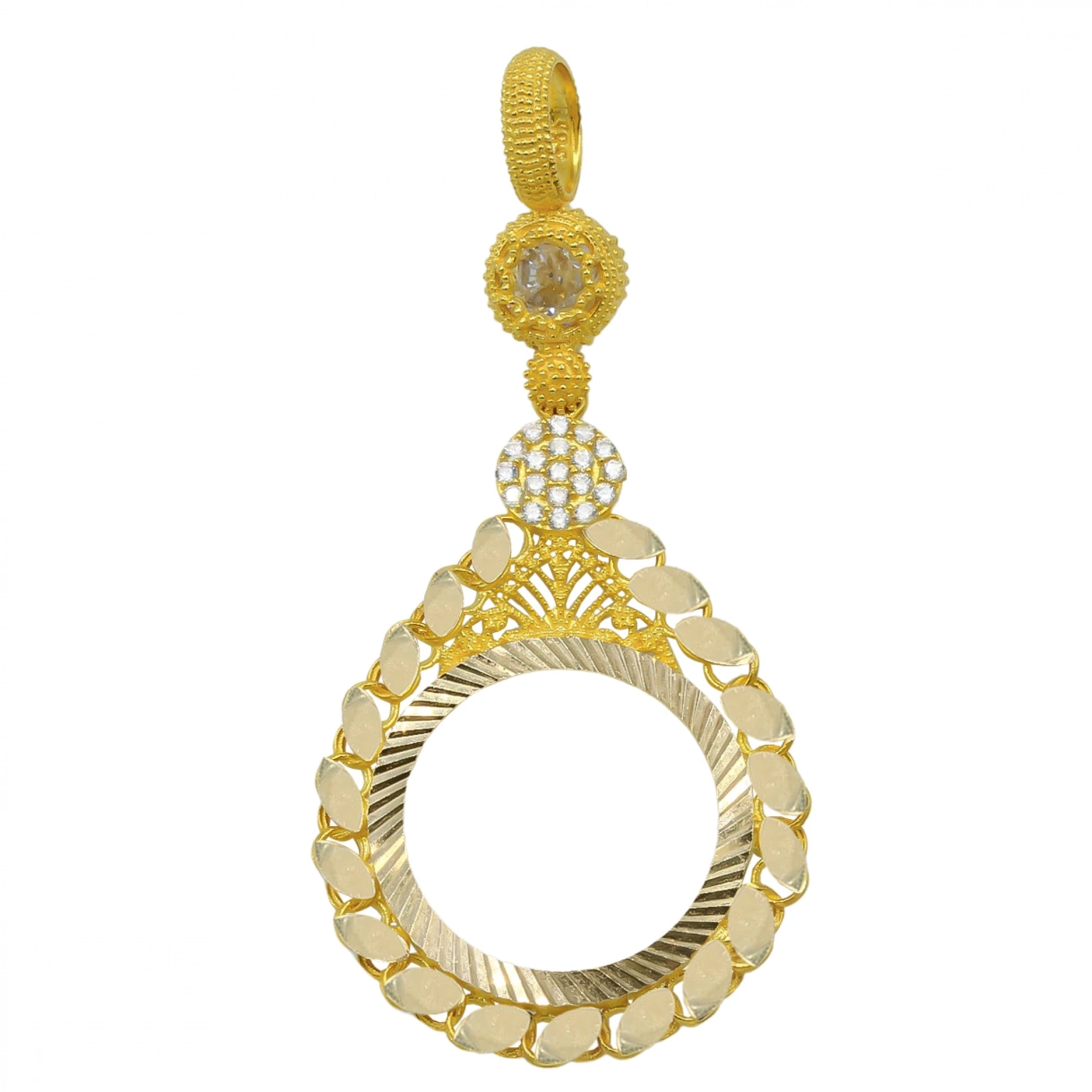 Pullu Model 14 Ayar Çeyrek Altın Çerçeve