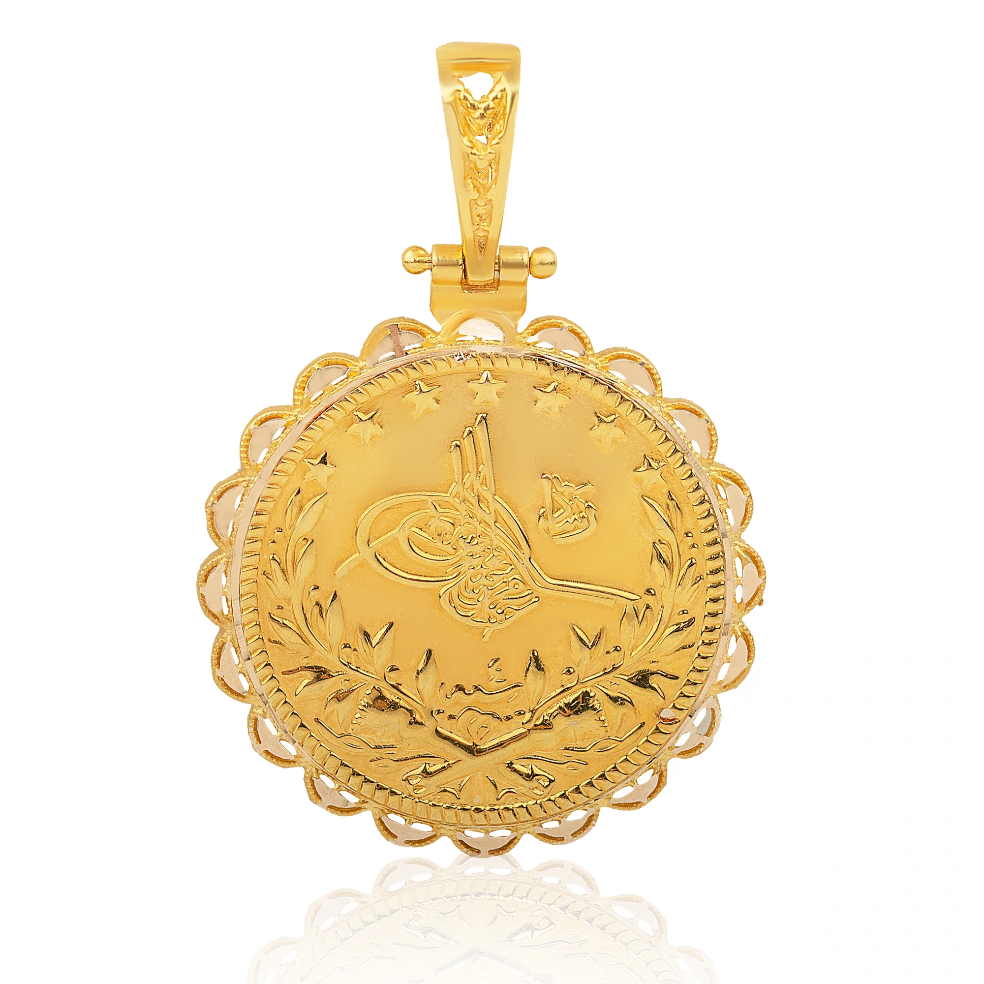 Reşat Baskı 14 Ayar Altın Kolye Ucu