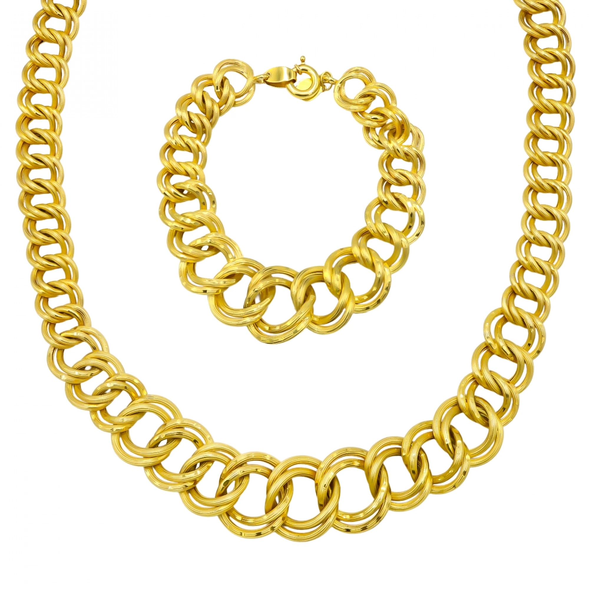 Samanyolu 8 Ayar İkili Altın Set