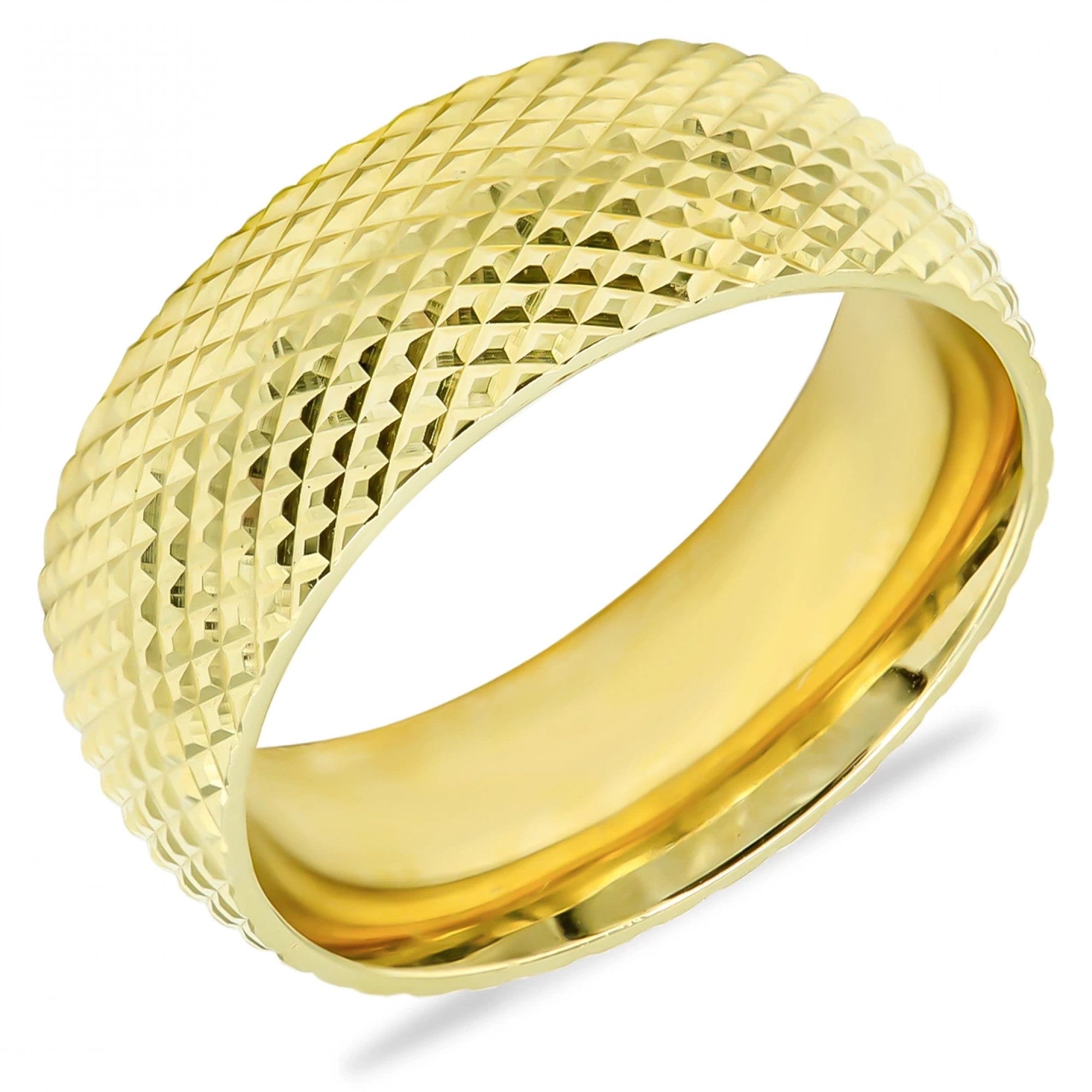 Kristal 14 Ayar Altın Alyans Yüzük