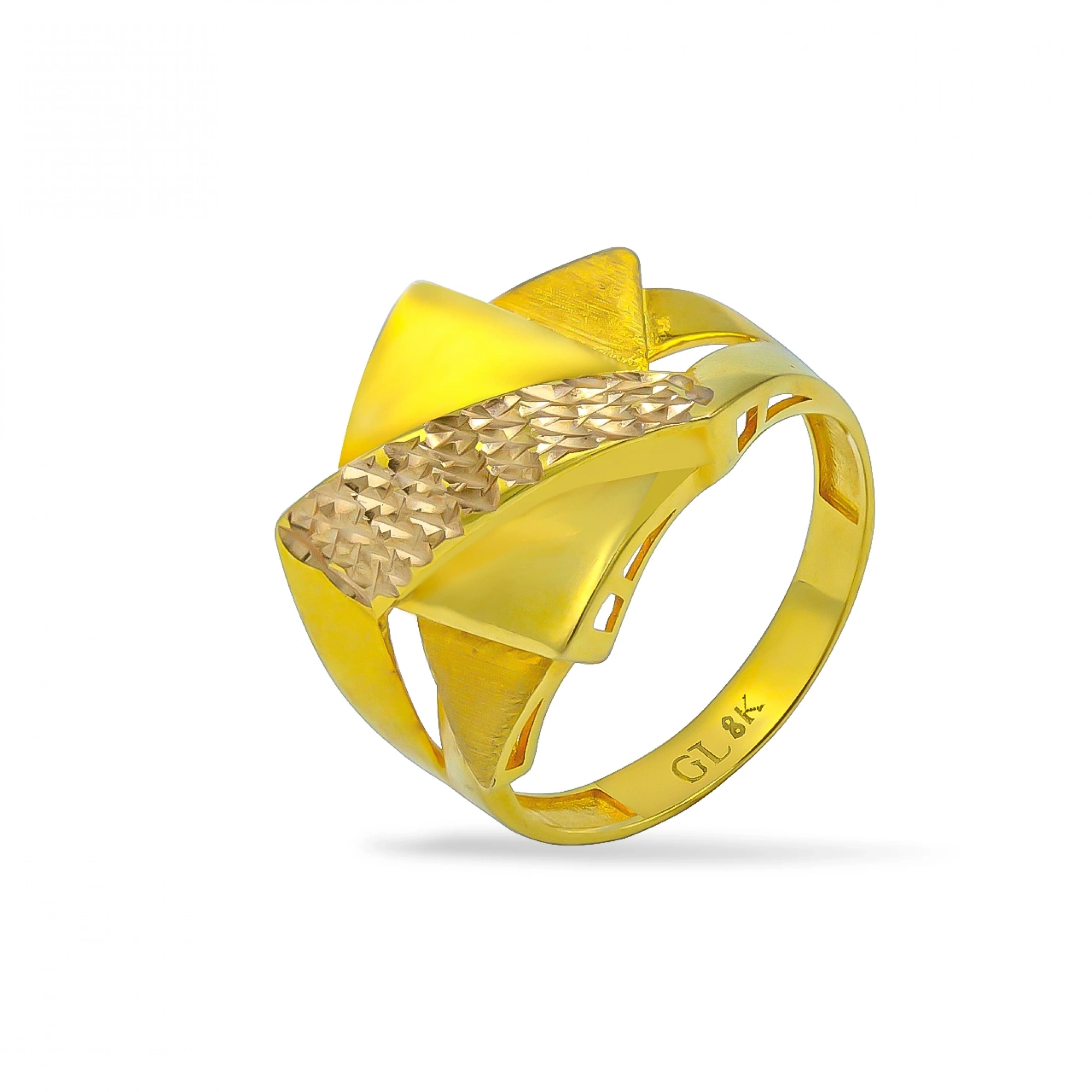 Sultan Model 8 Ayar Altın Yüzük