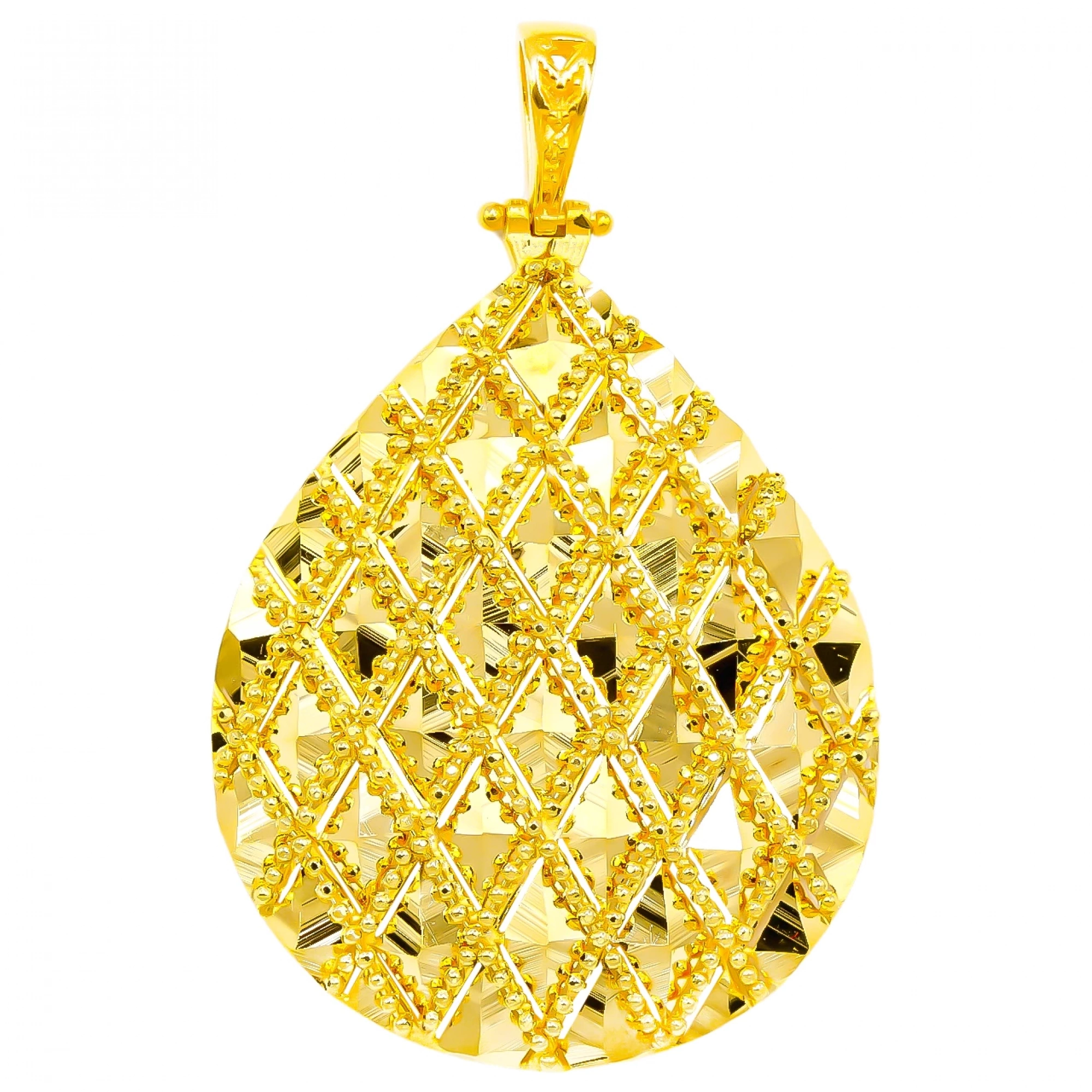 Işıltılı 22 Ayar Altın Kolye Ucu