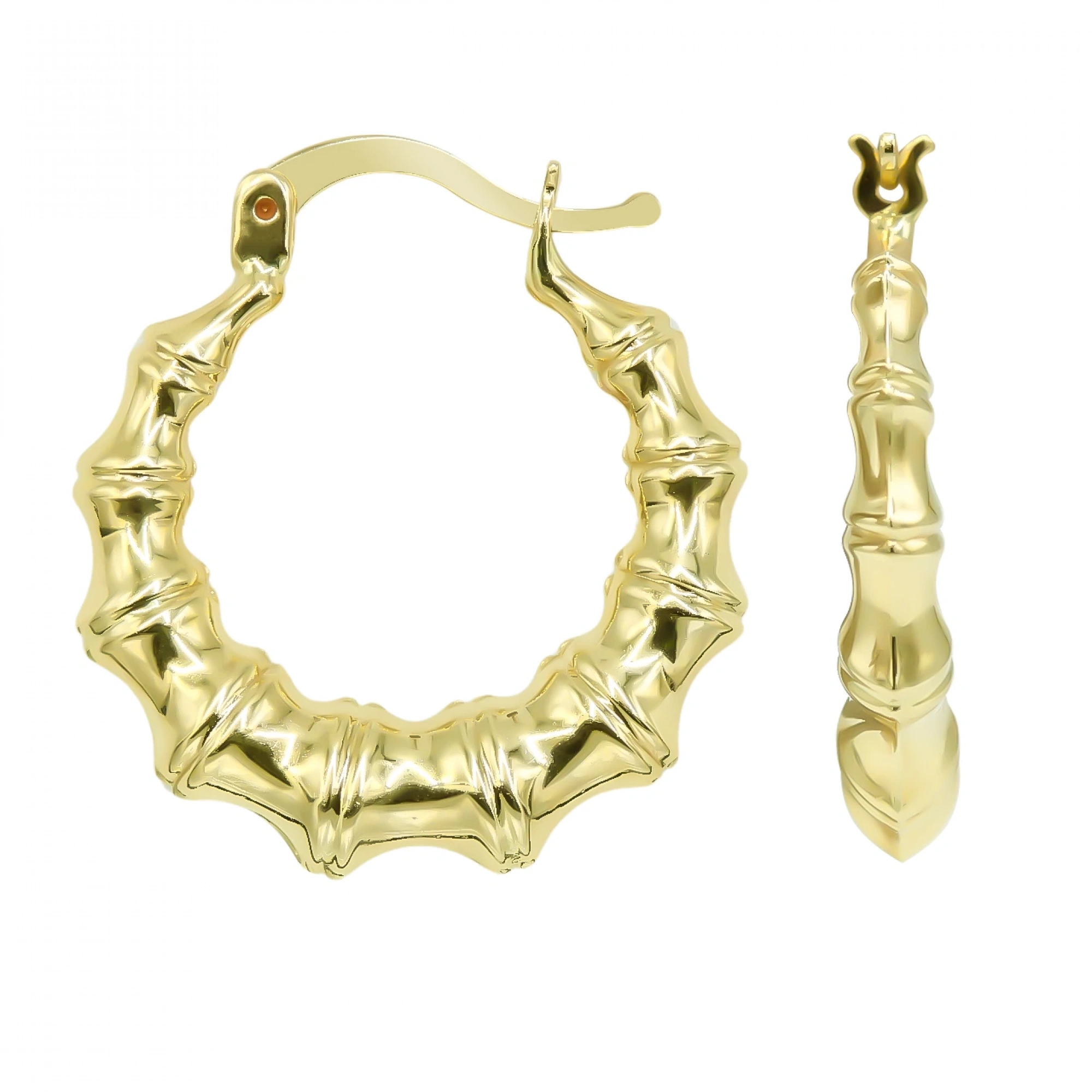 Bombeli14 Ayar Altın Küpe