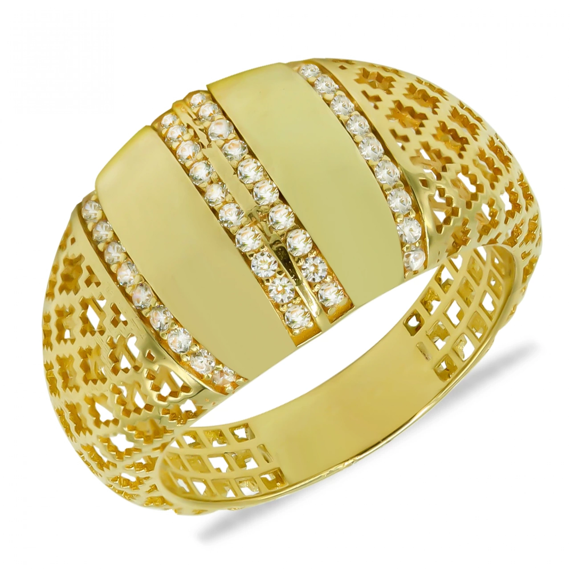 Telkari 14 Ayar Altın Yüzük