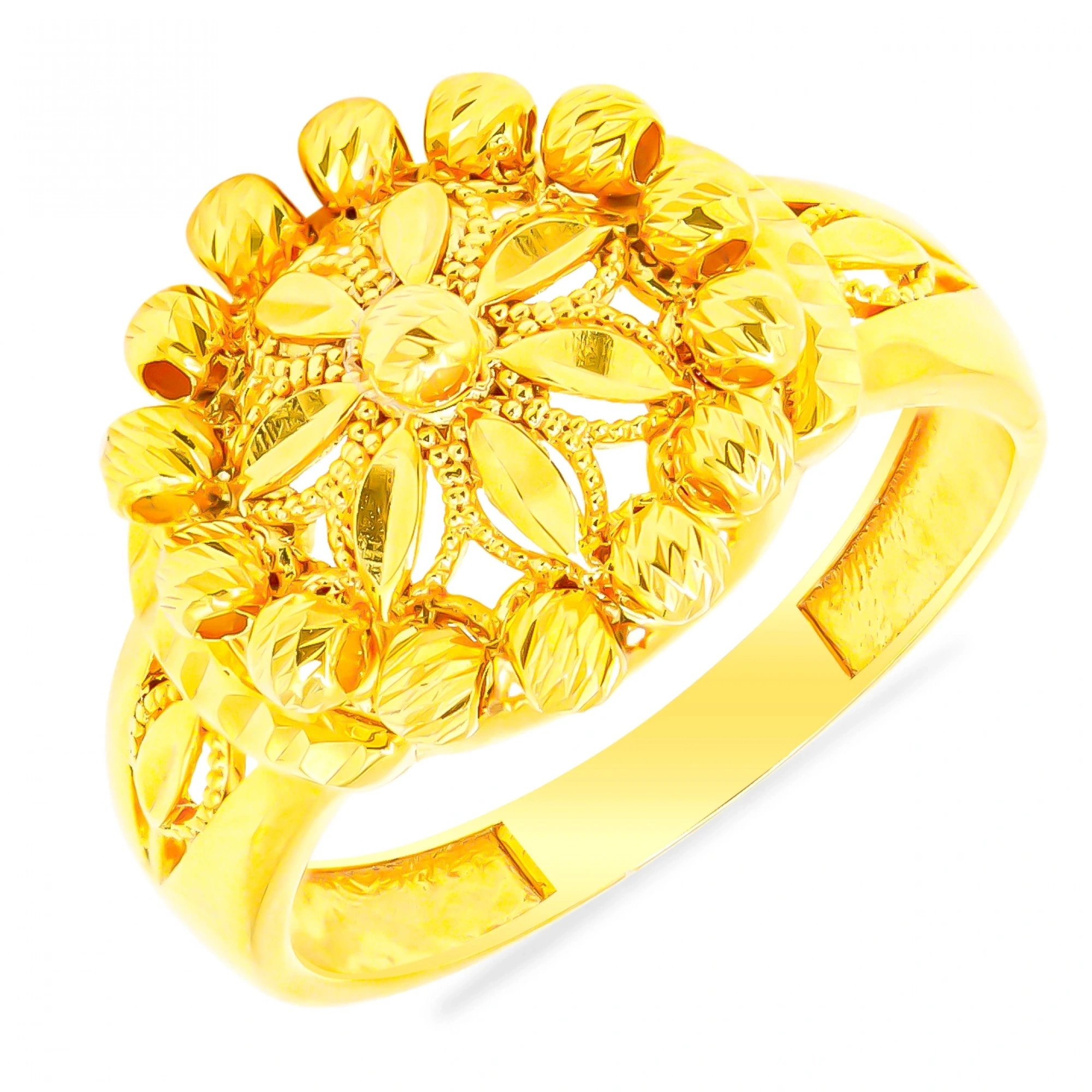 Telkari İşlemeli 14 Ayar Altın Yüzük