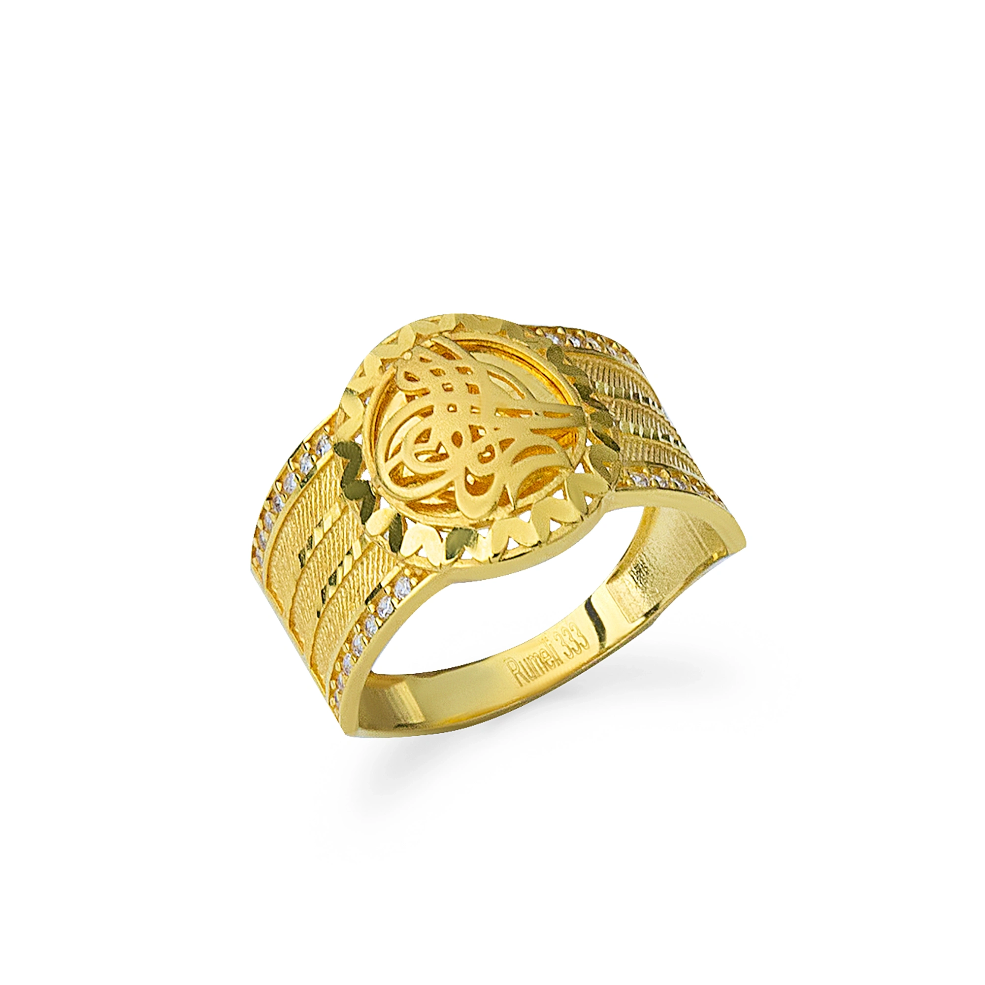 Tuğra Model 8 Ayar Altın Yüzük