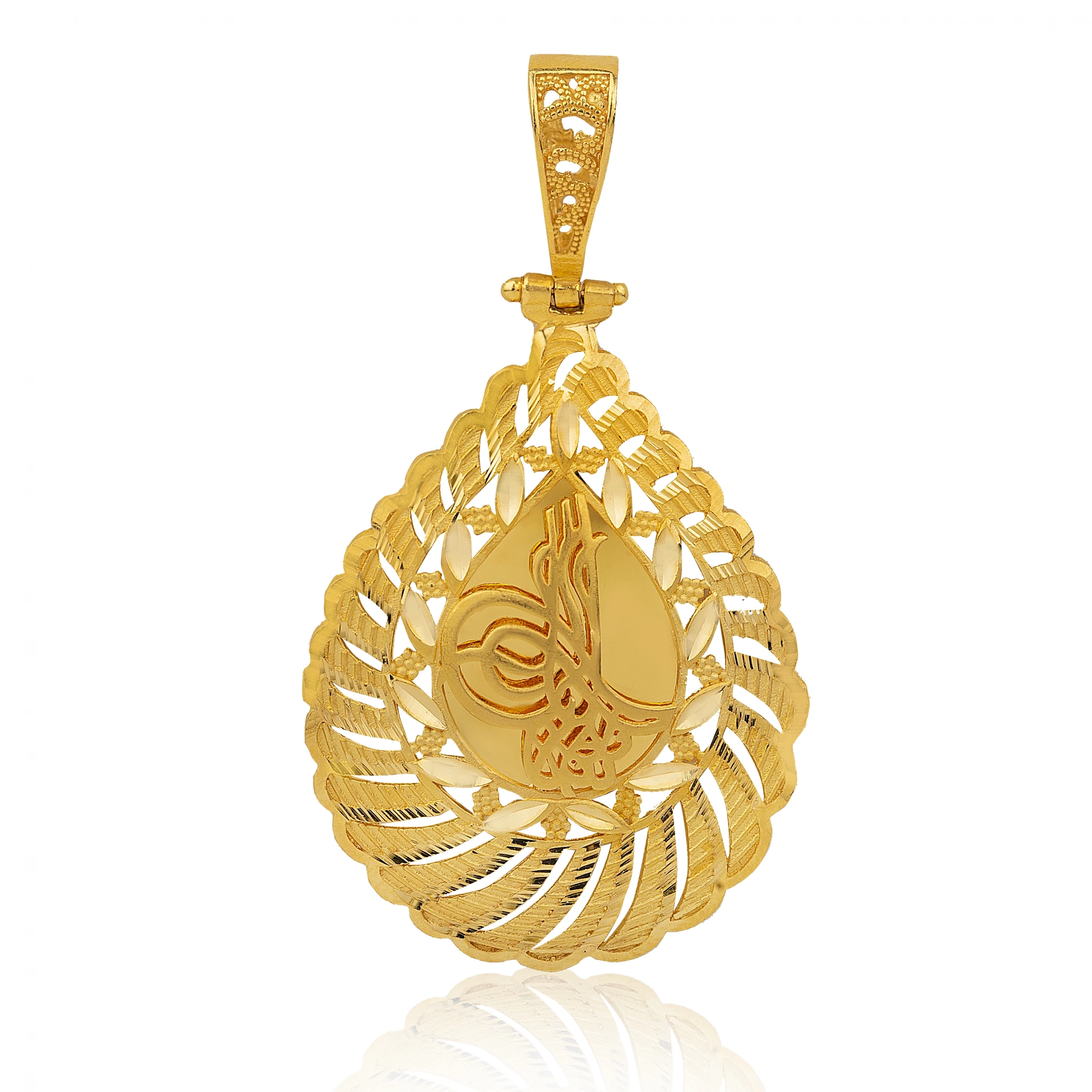 Tuğralı 22 Ayar Altın Kolye Ucu